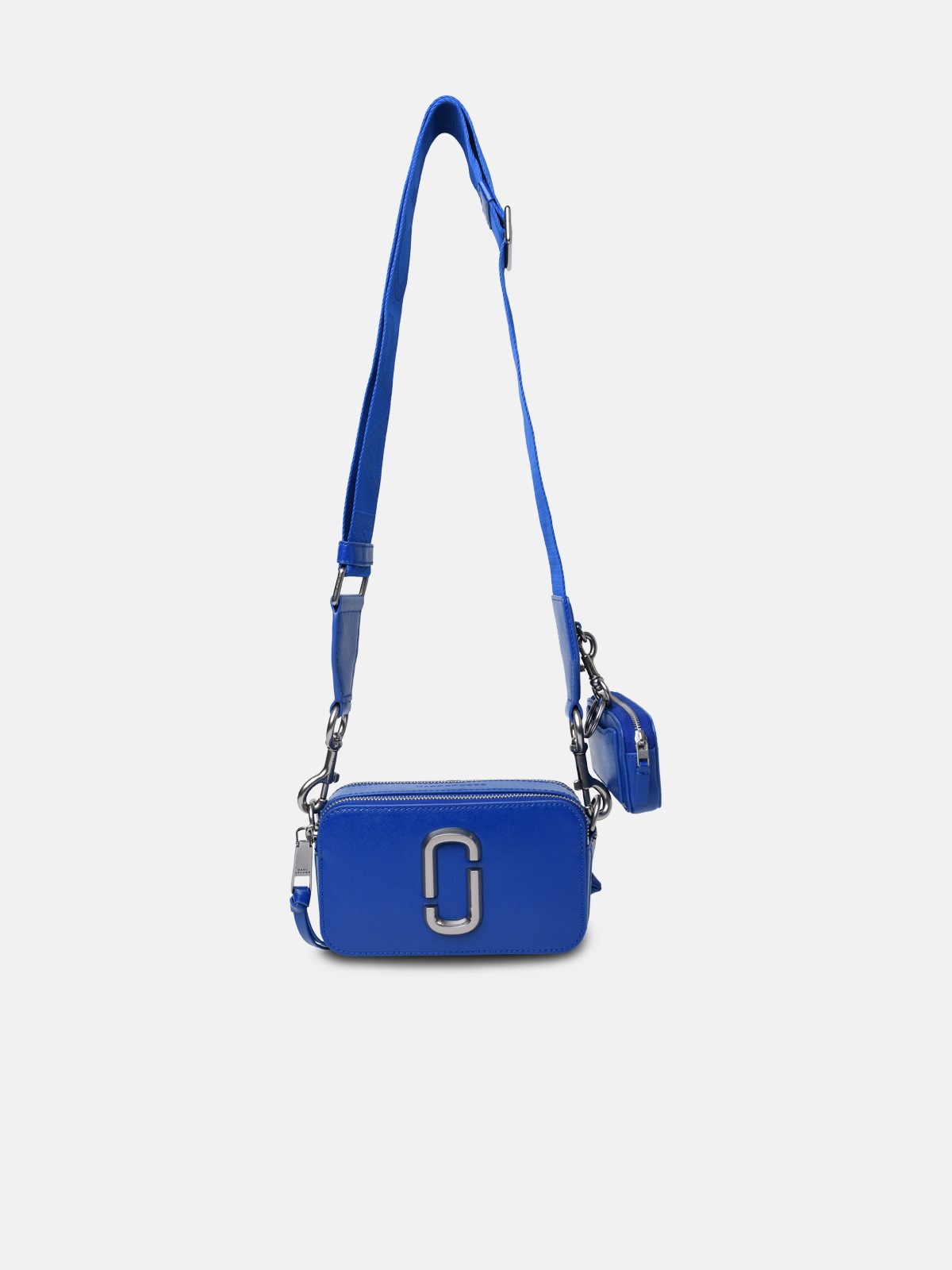 Marc Jacobs (the) 'utility Snapshot' Blue Saffiano Leather Bag