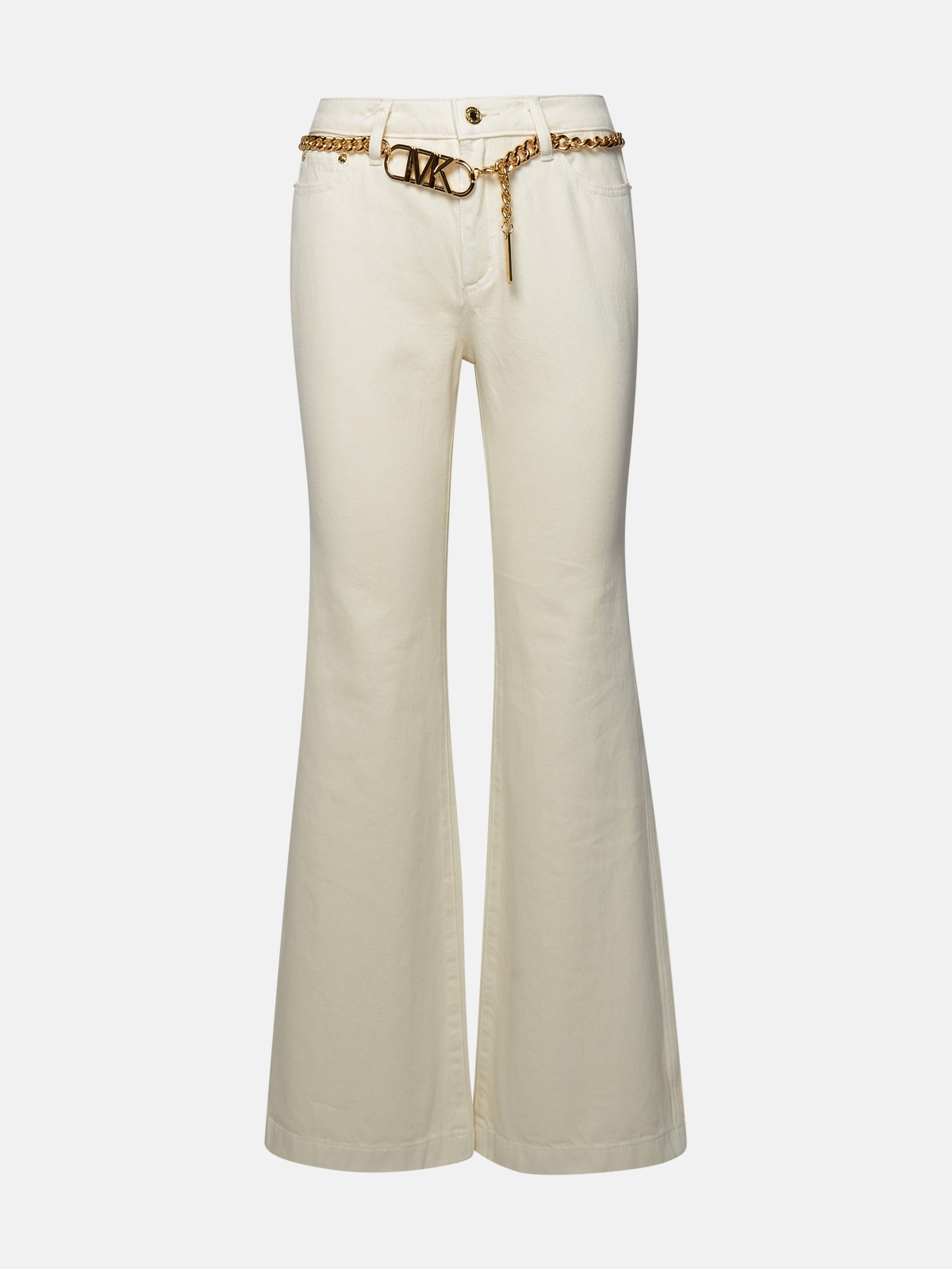 Michael Michael Kors Ivory Cotton Jeans