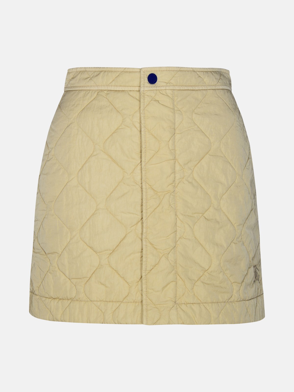 Burberry Beige Nylon Miniskirt In Ivory