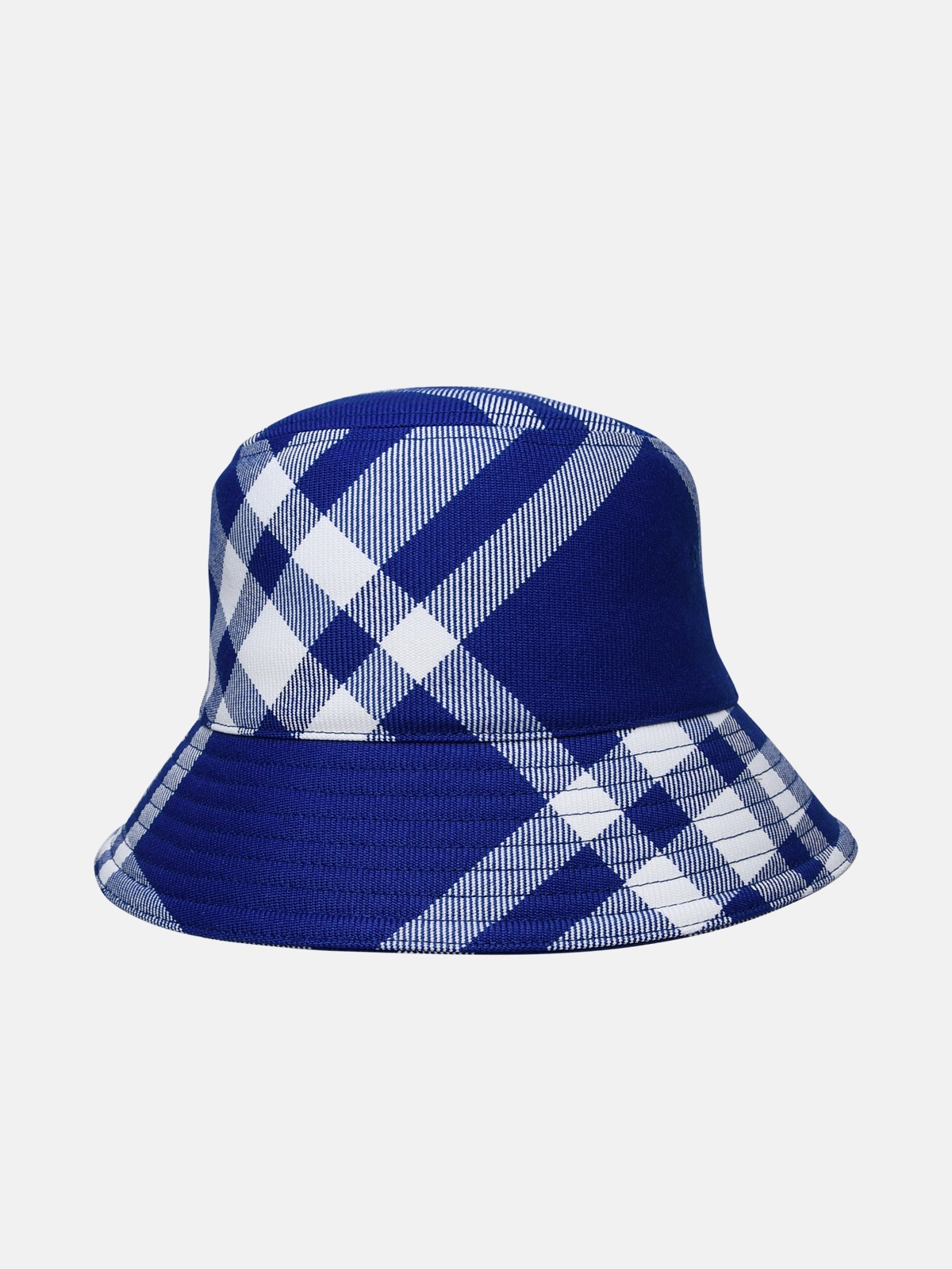 Burberry Kids' Two-tone Wool Blend Hat In Blue