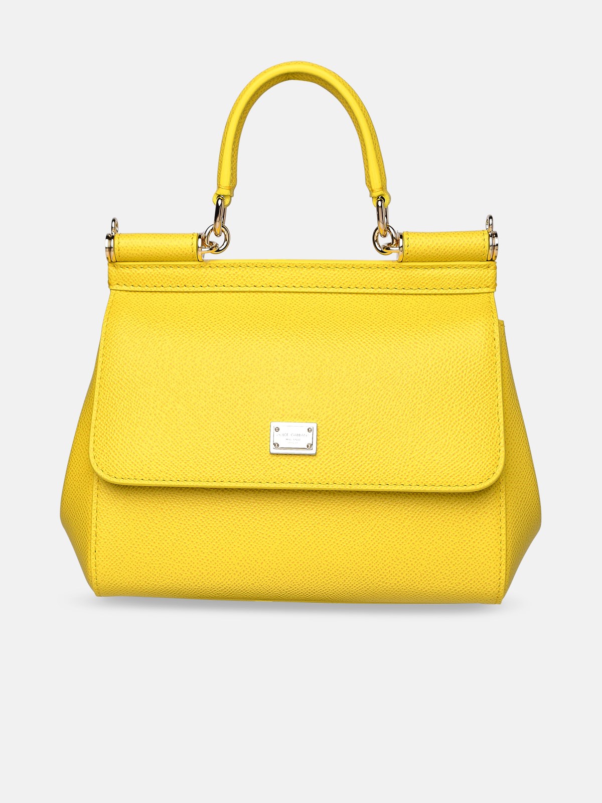 Dolce & Gabbana Yellow Leather Bag