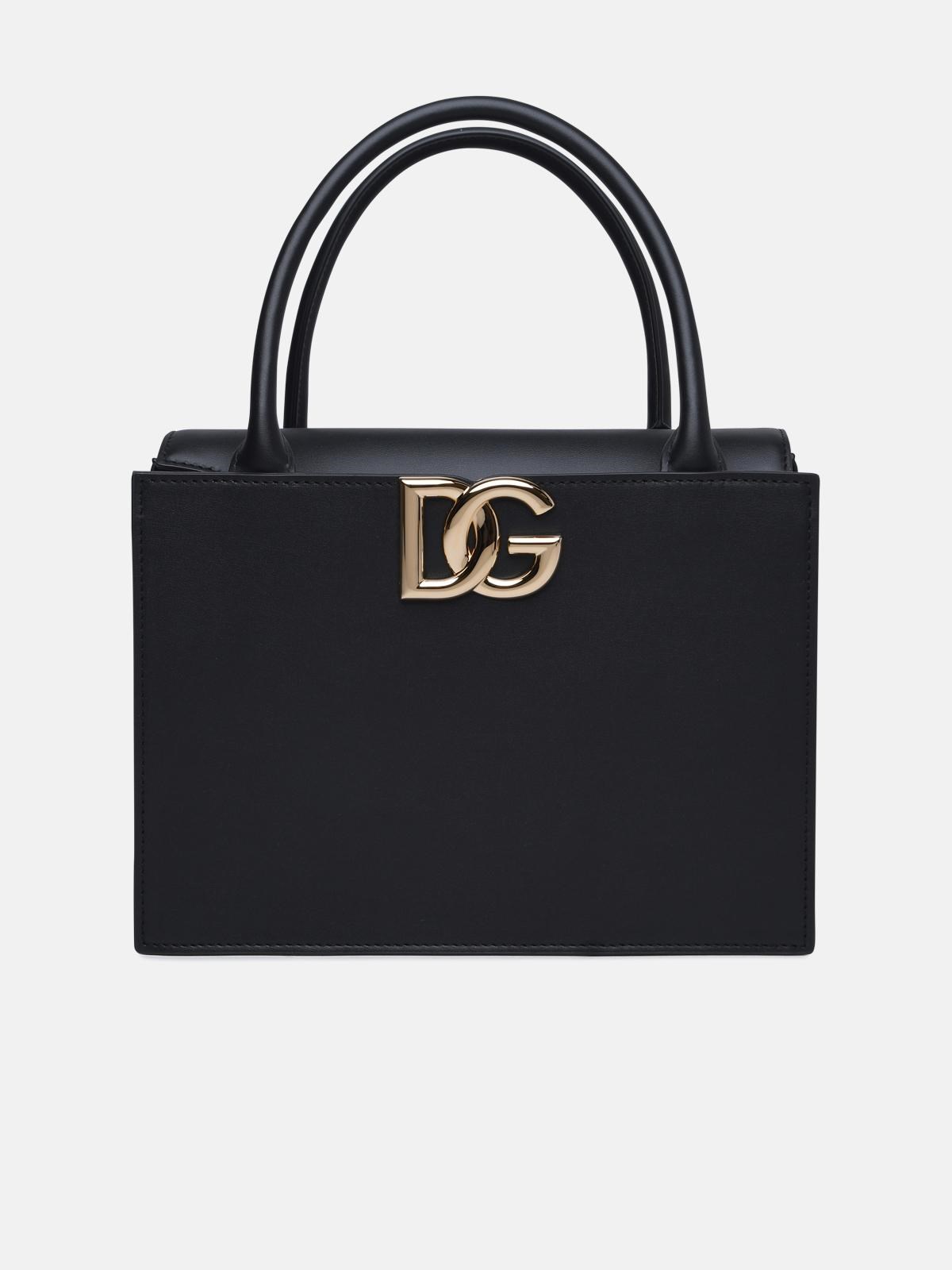 Dolce & Gabbana Black Calf Leather Handbag
