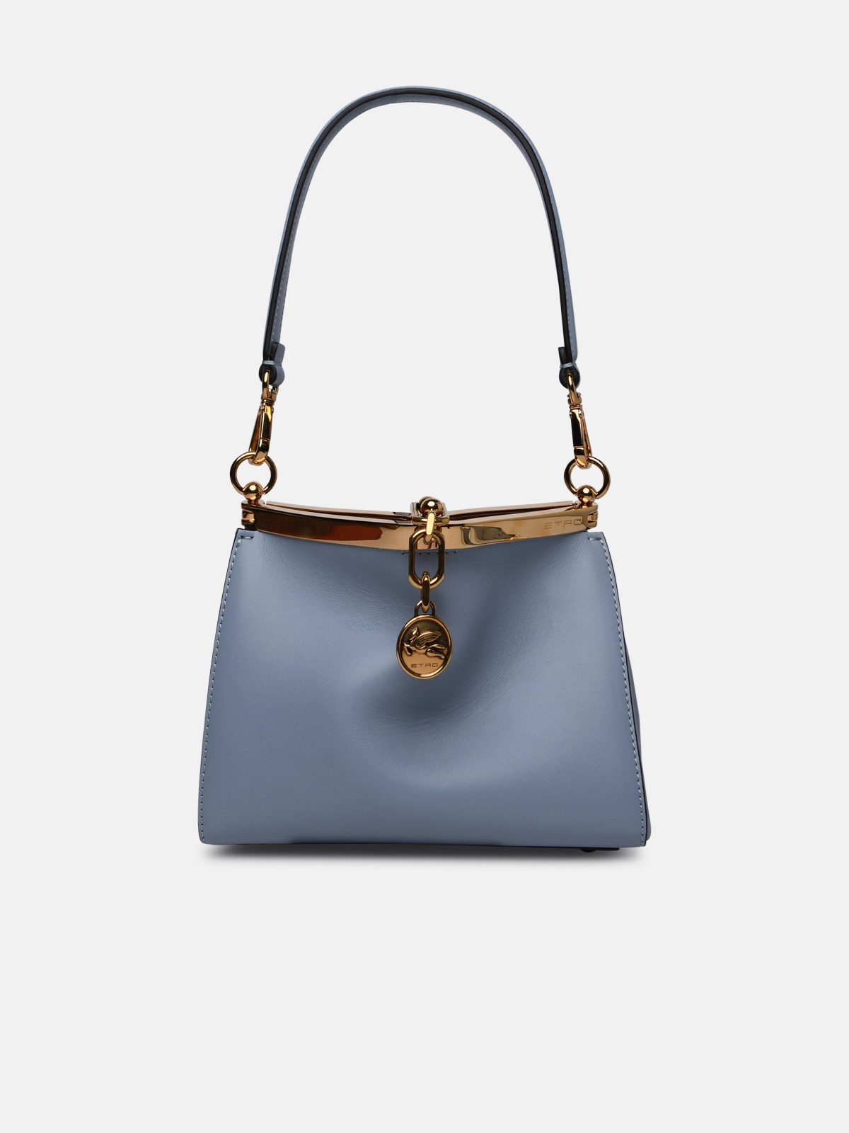 Etro 'vela' Light Blue Leather Bag