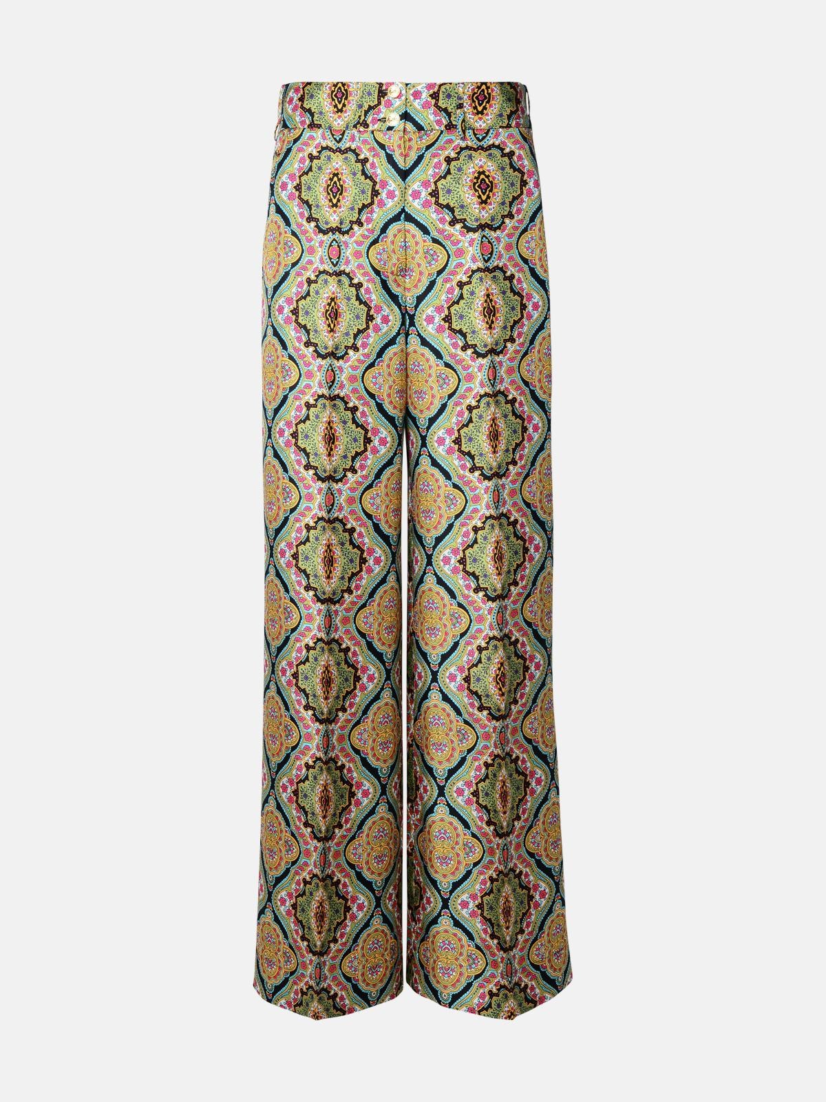 ETRO Multi Silk Trousers　ETRO マルチ シルク トラウザーズ ETRO