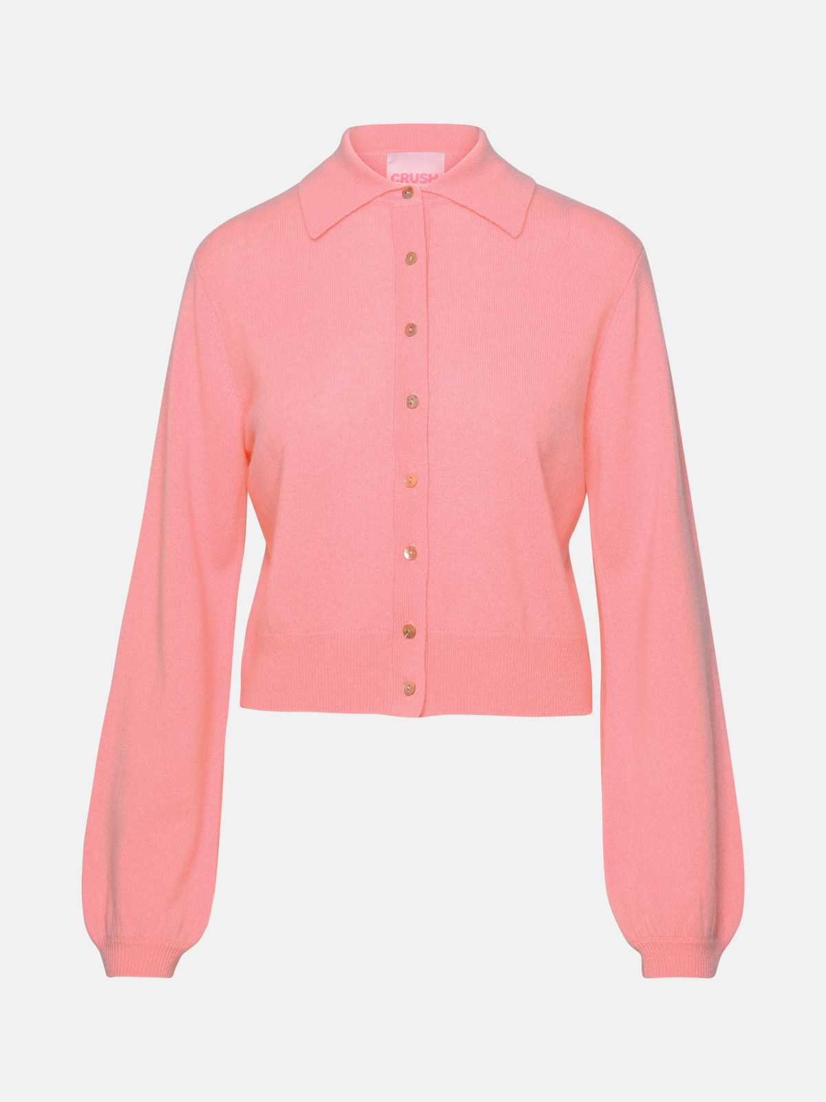 Shop Crush Pink Cashmere Cardigan