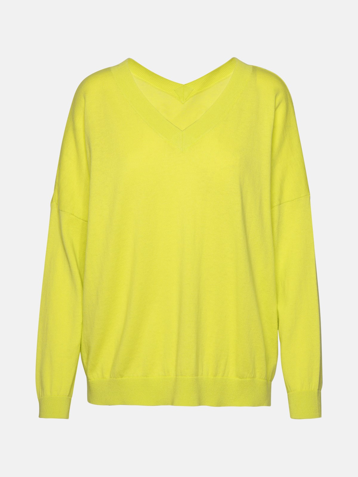 Shop Crush Yellow Cashmere Blend Sweater