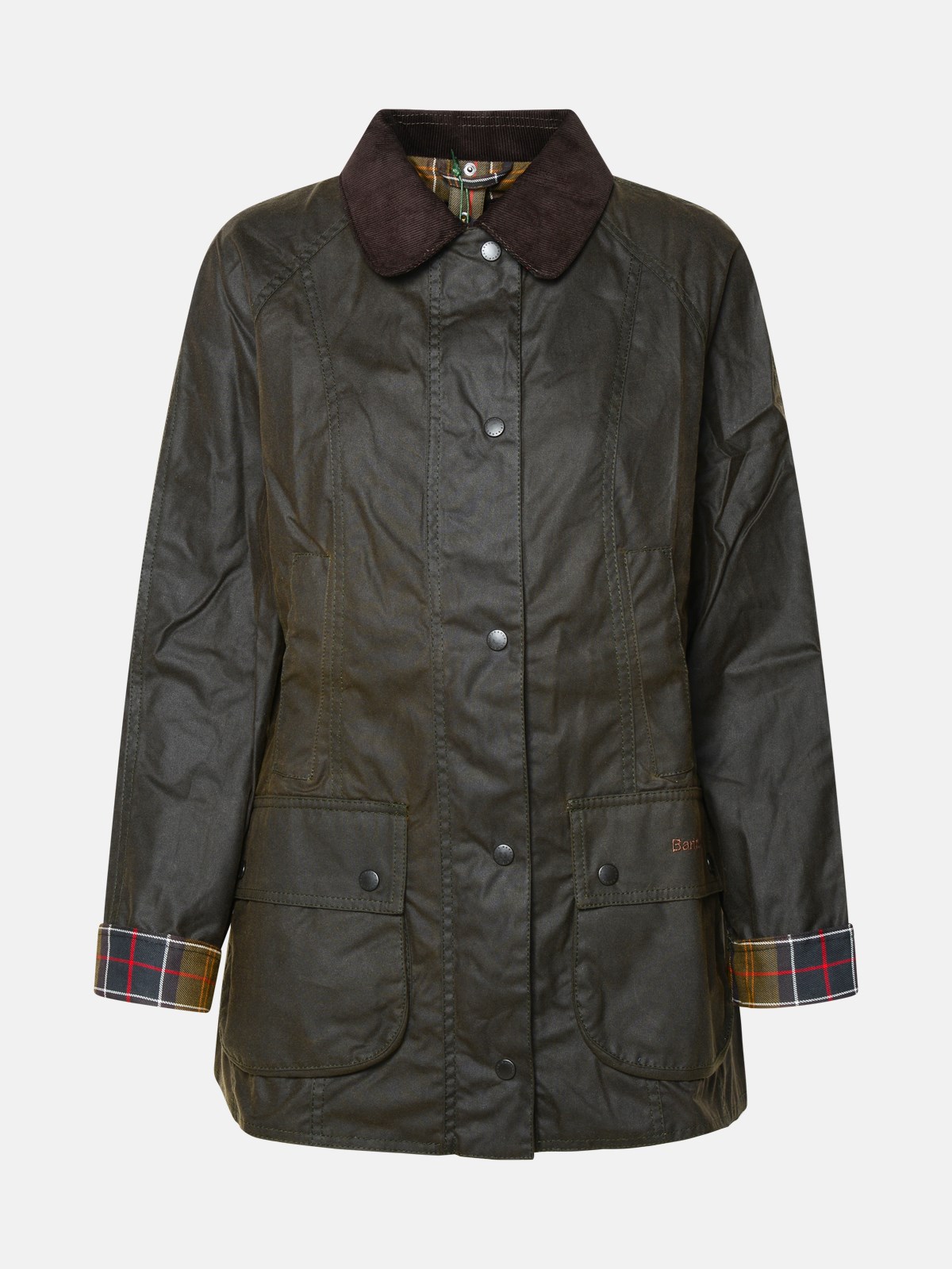 Shop Barbour Giacca Classic Beadnell In Green