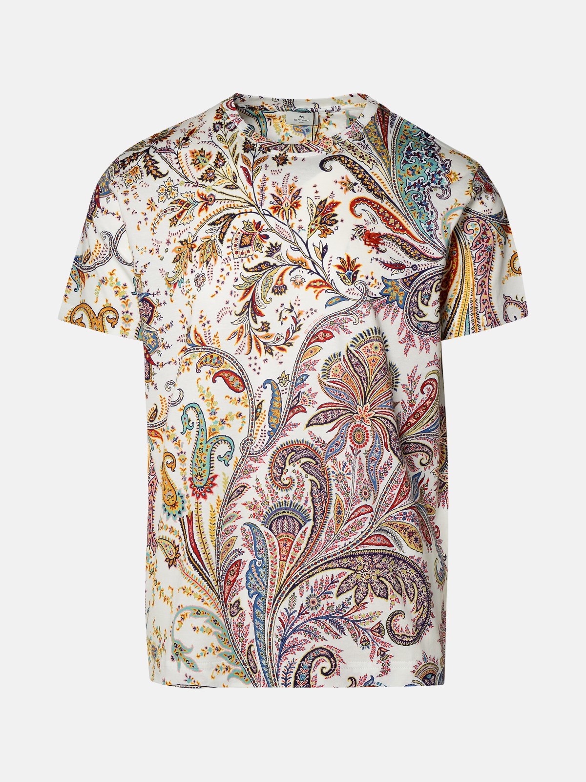 Shop Etro Multicolor Cotton T-shirt