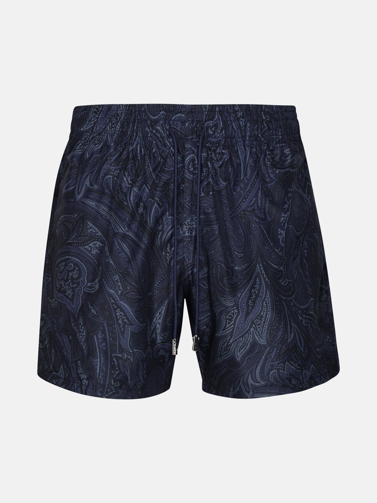 Etro Navy Polyester Swimsuit In Blue