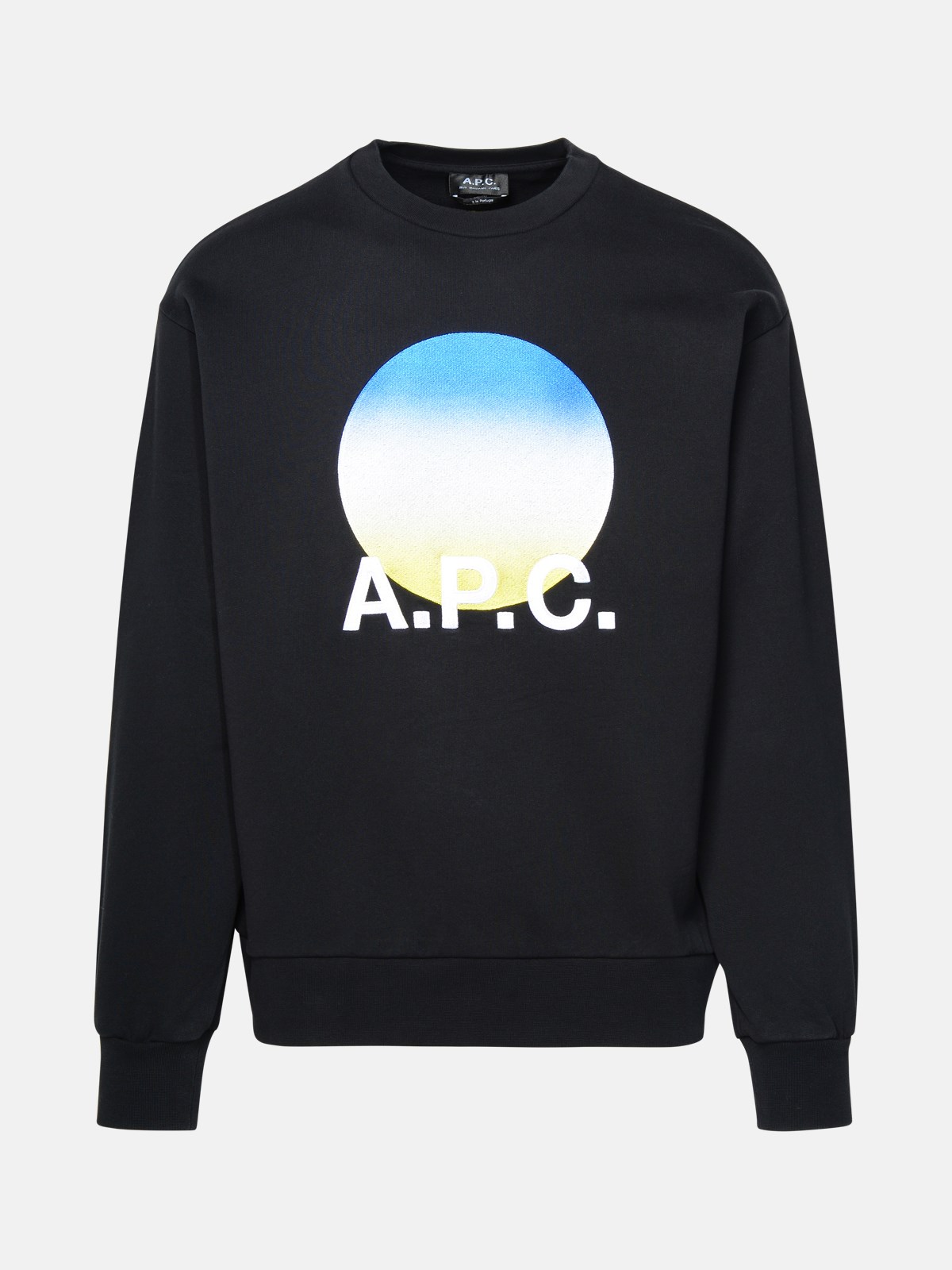 A.p.c. Black Cotton Sweatshirt