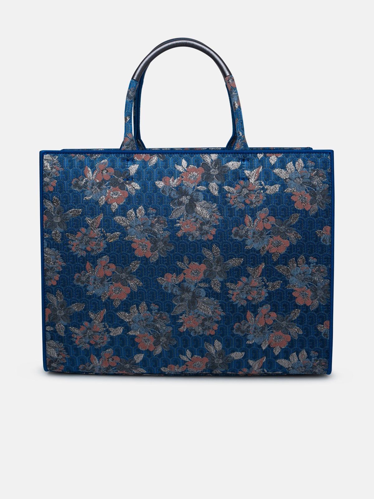 Furla Multicolor Fabric Bag In Light Blue