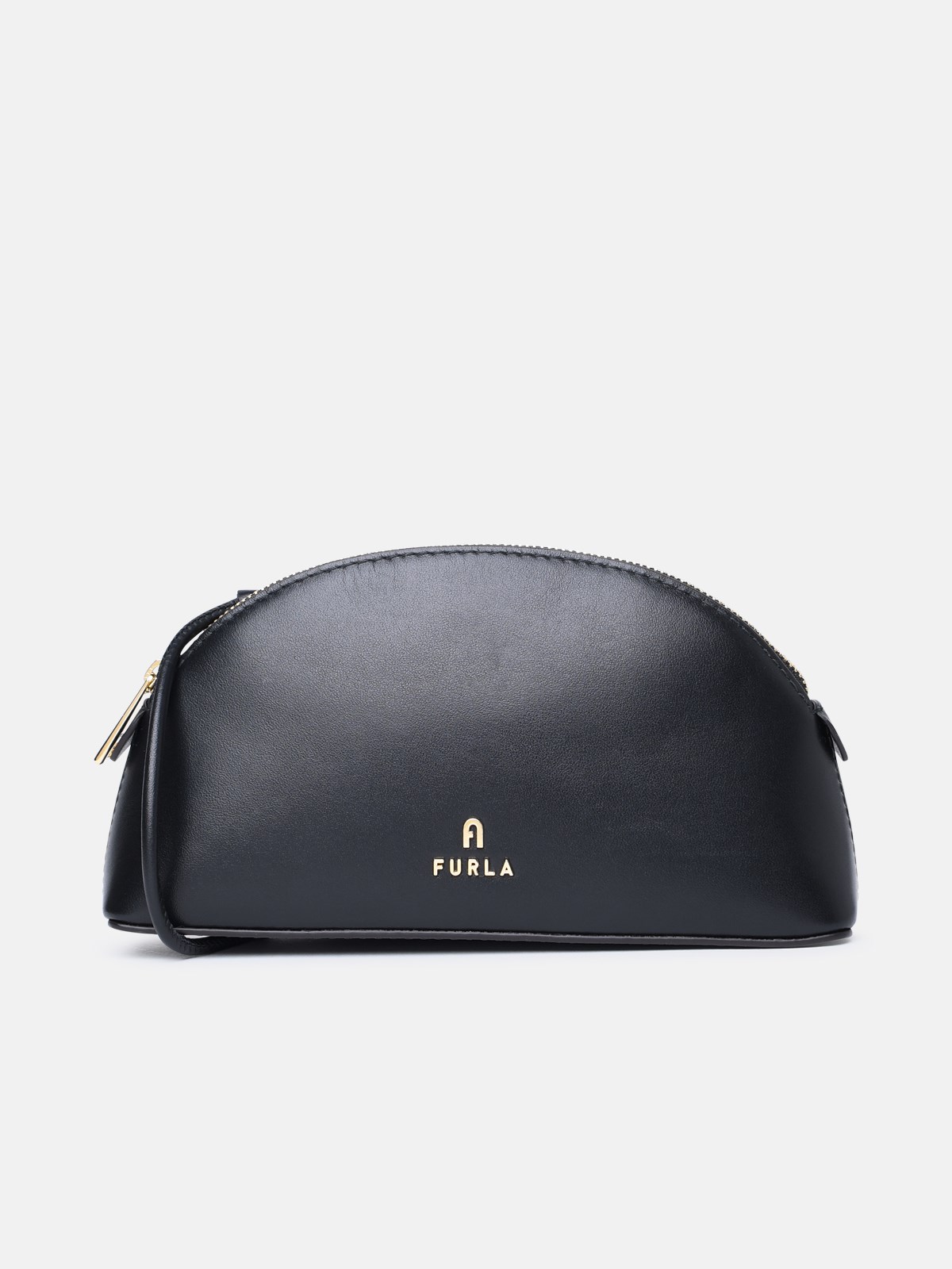 Furla 'camelia' Black Leather Crossbody Bag