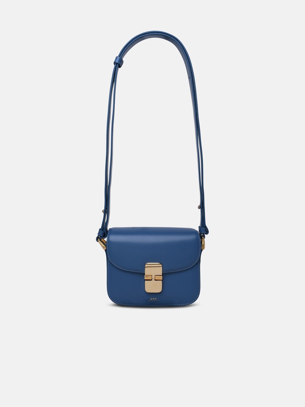 Apc Light Blue Leather Bag
