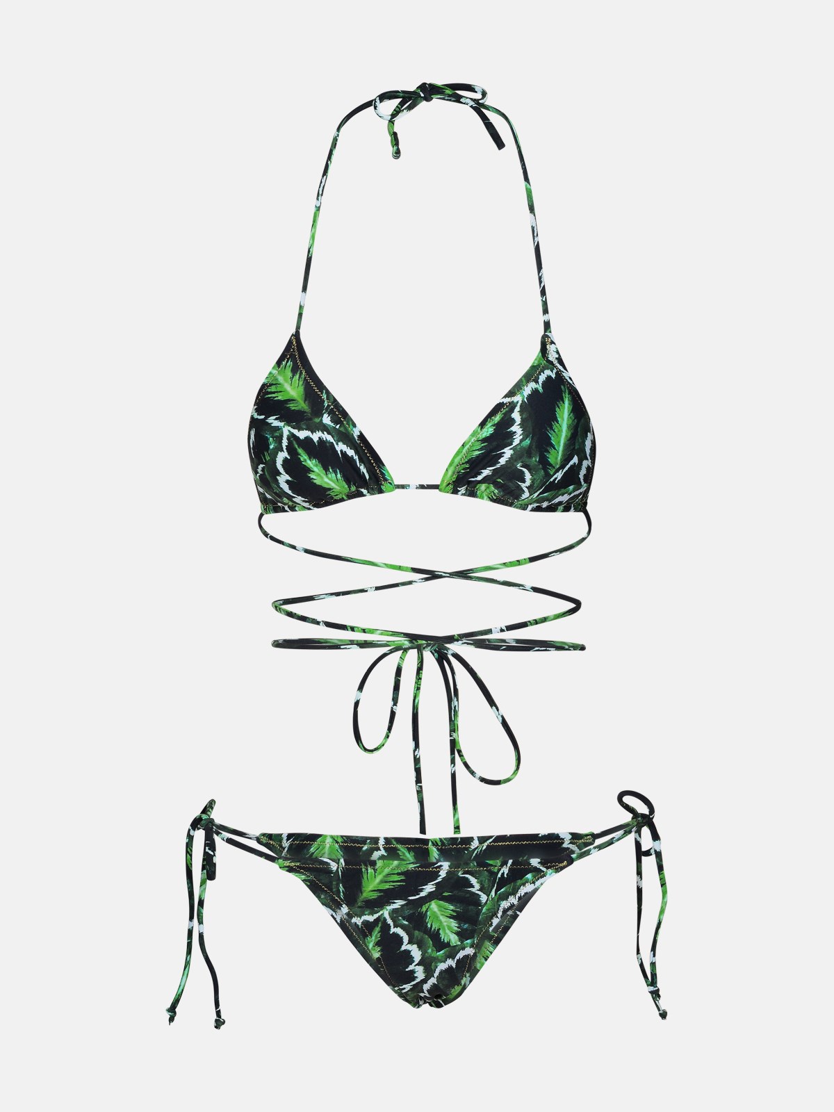 Reina Olga Green Polyamide Bikini