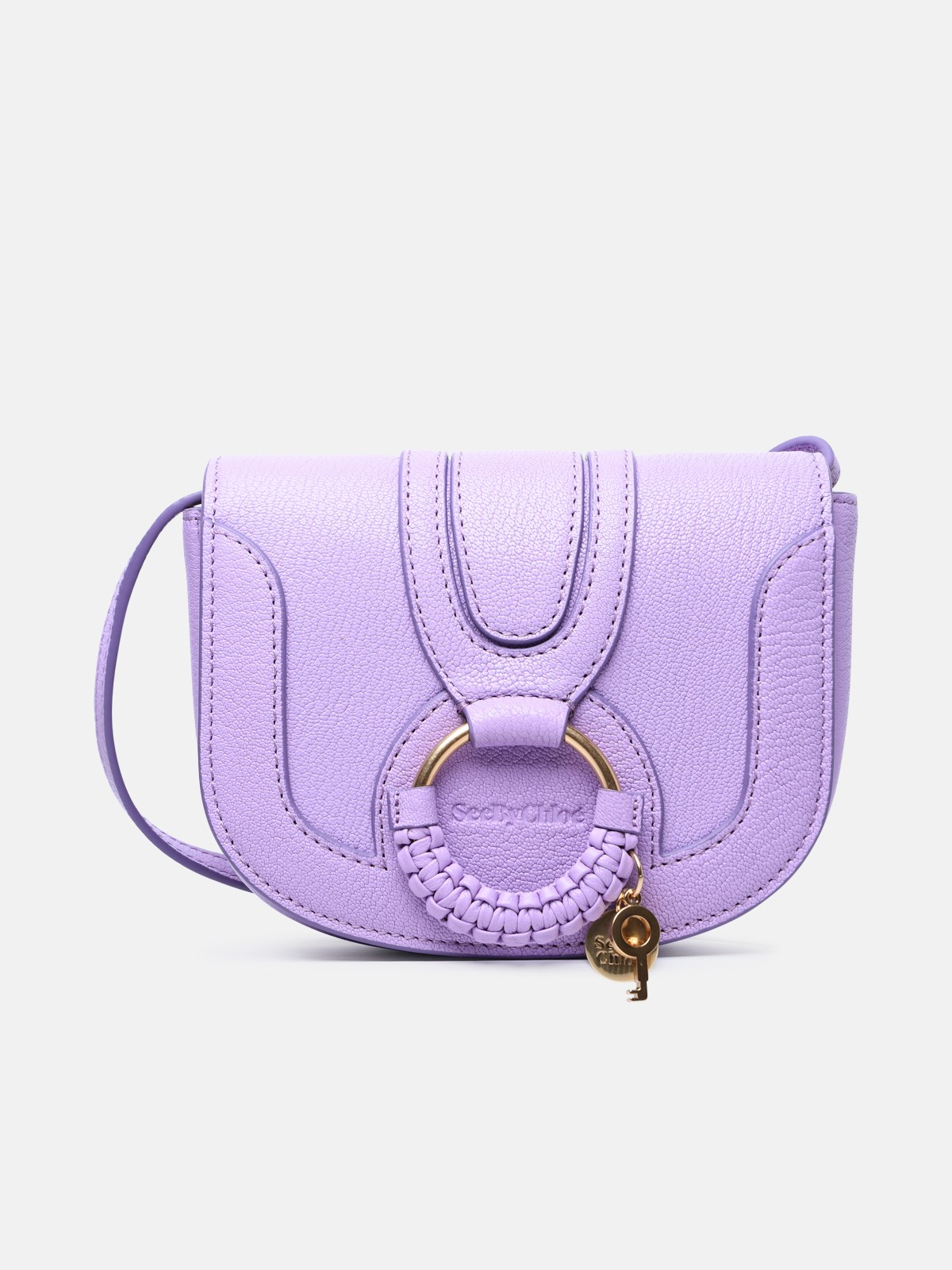Shop See By Chloé 'hana' Small Lilac Leather Bag In Liliac