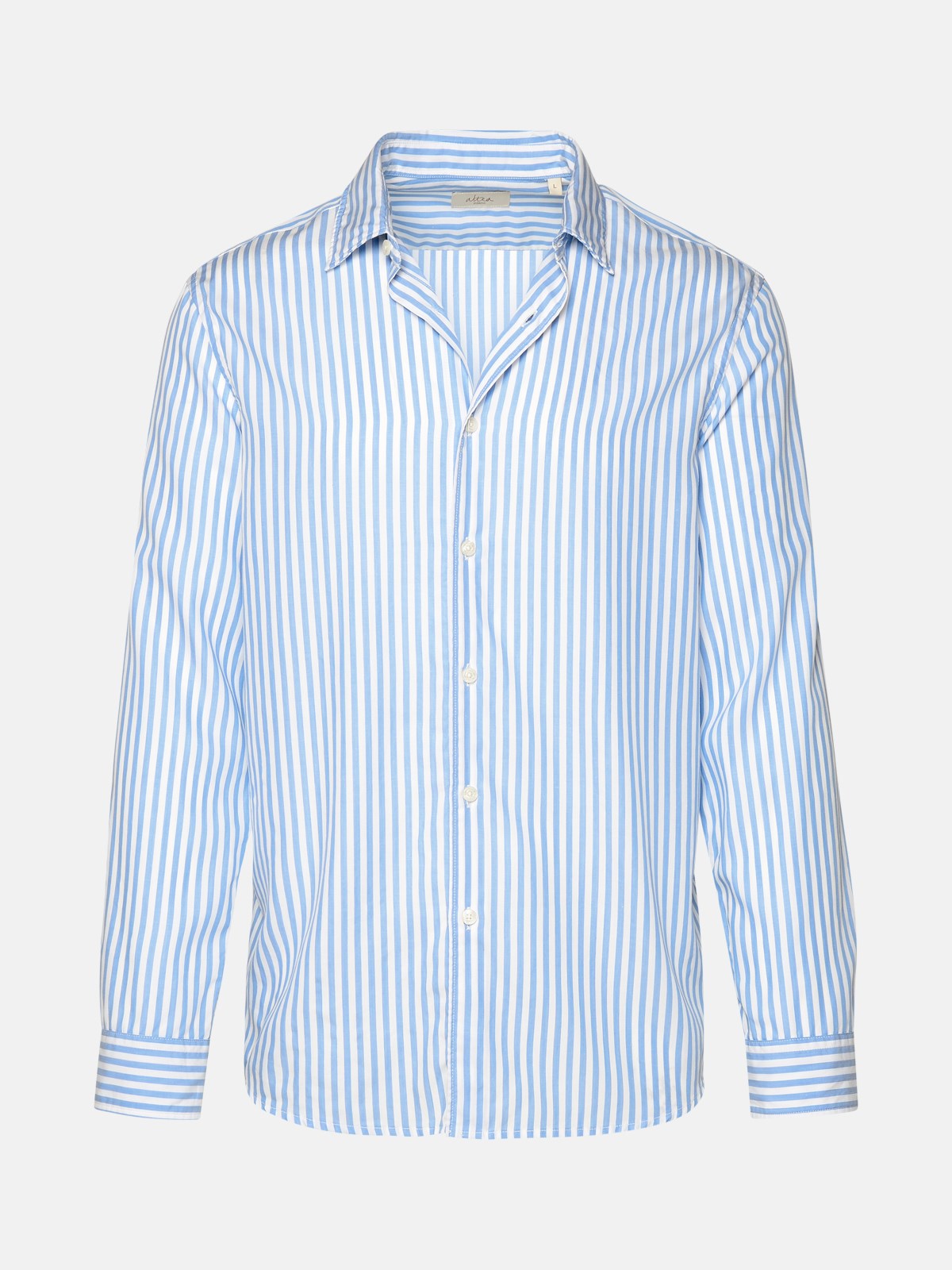 Shop Altea 'scott' Light Blue Lyocell Shirt