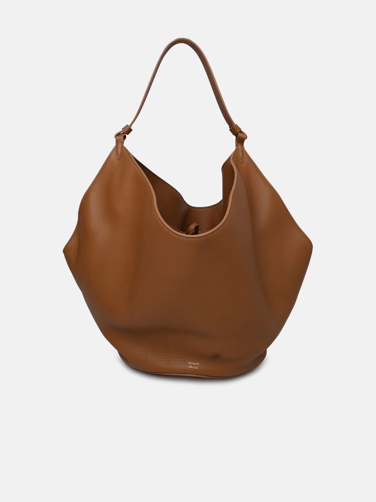Khaite Beige Leather Bag In Brown