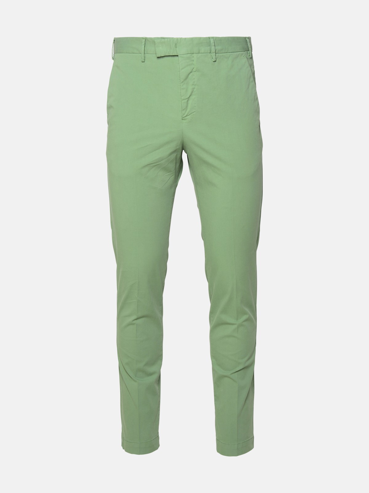 Shop Pt Torino Green Cotton Blend Pants