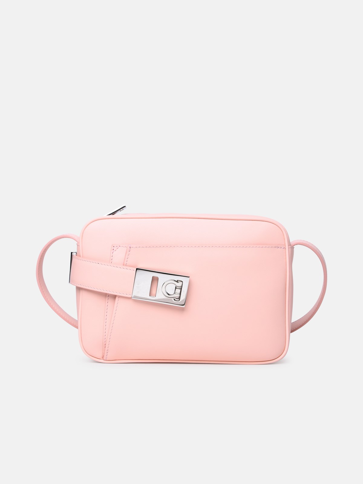 Shop Ferragamo Pink Leather Bag