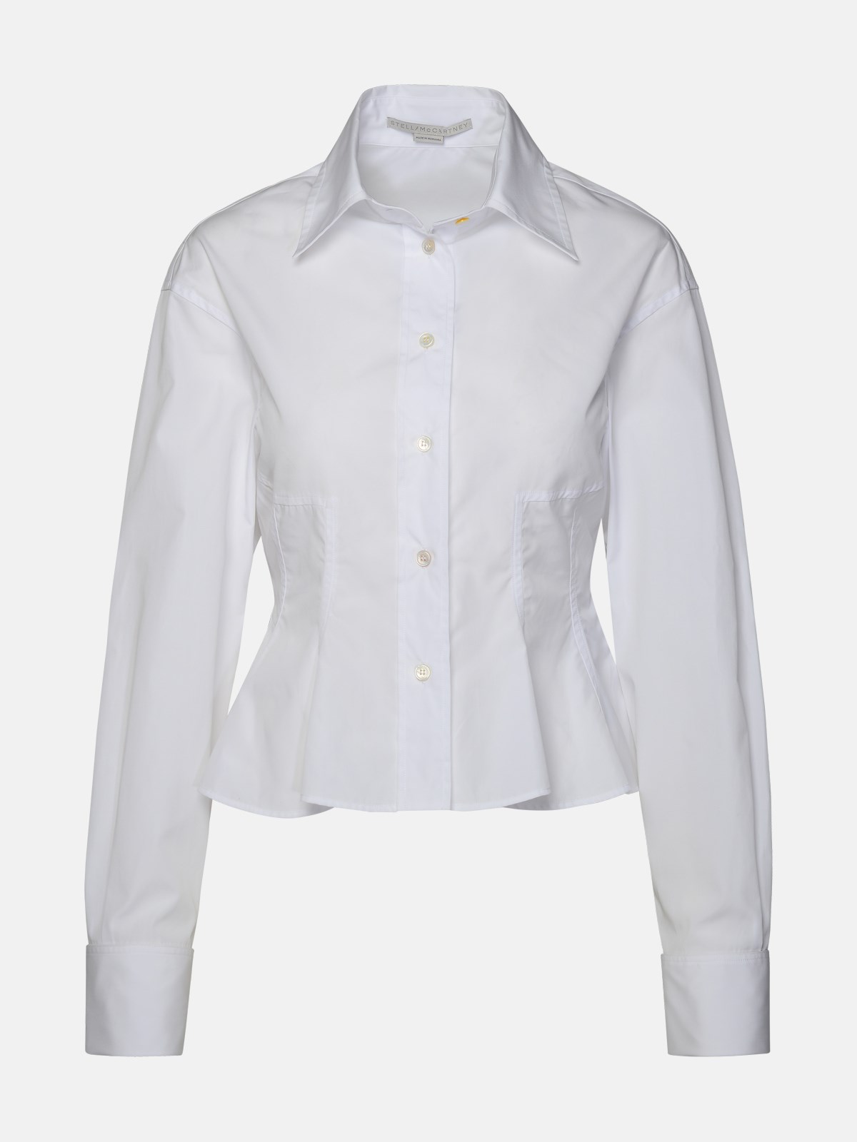 Stella Mccartney 'peplum' White Organic Cotton Shirt