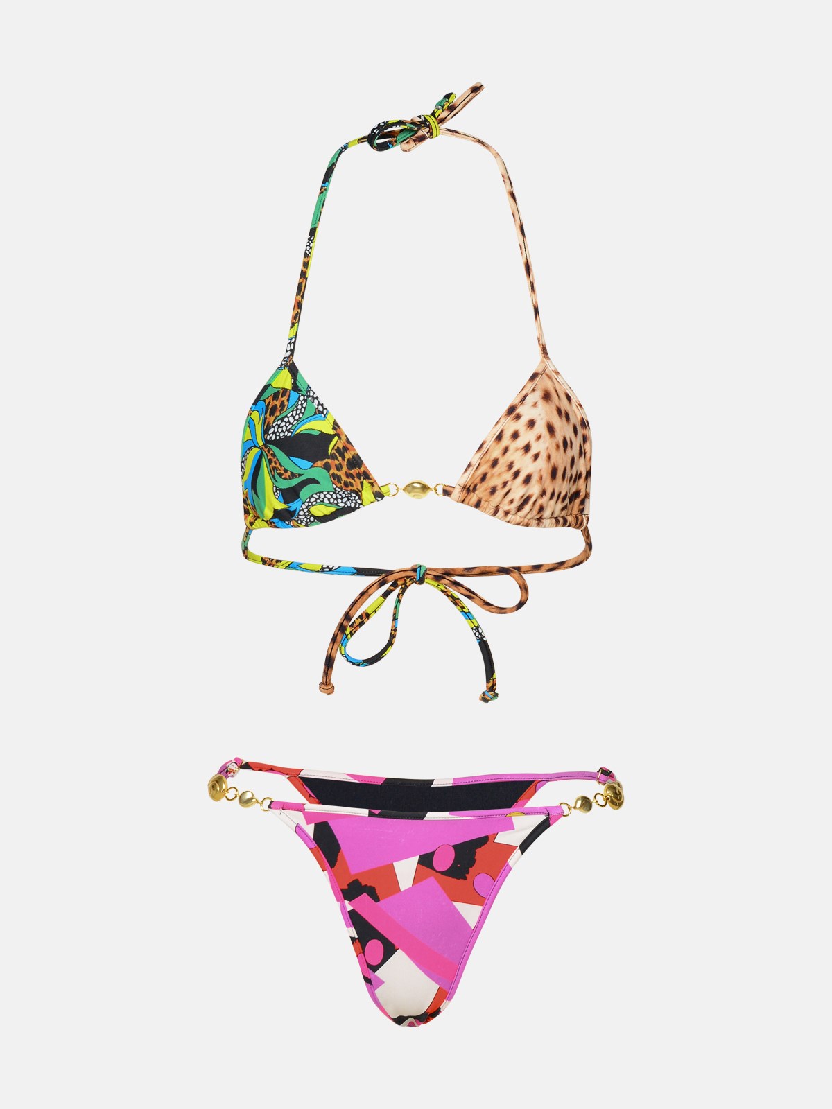 Shop Reina Olga 'splash' Multi Polyamide Blend Bikini Set