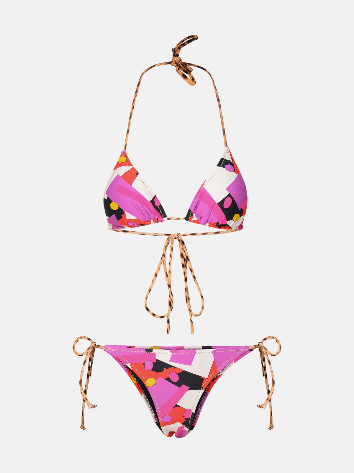 Shop Reina Olga 'miami' Multi Polyamide Blend Bikini Set
