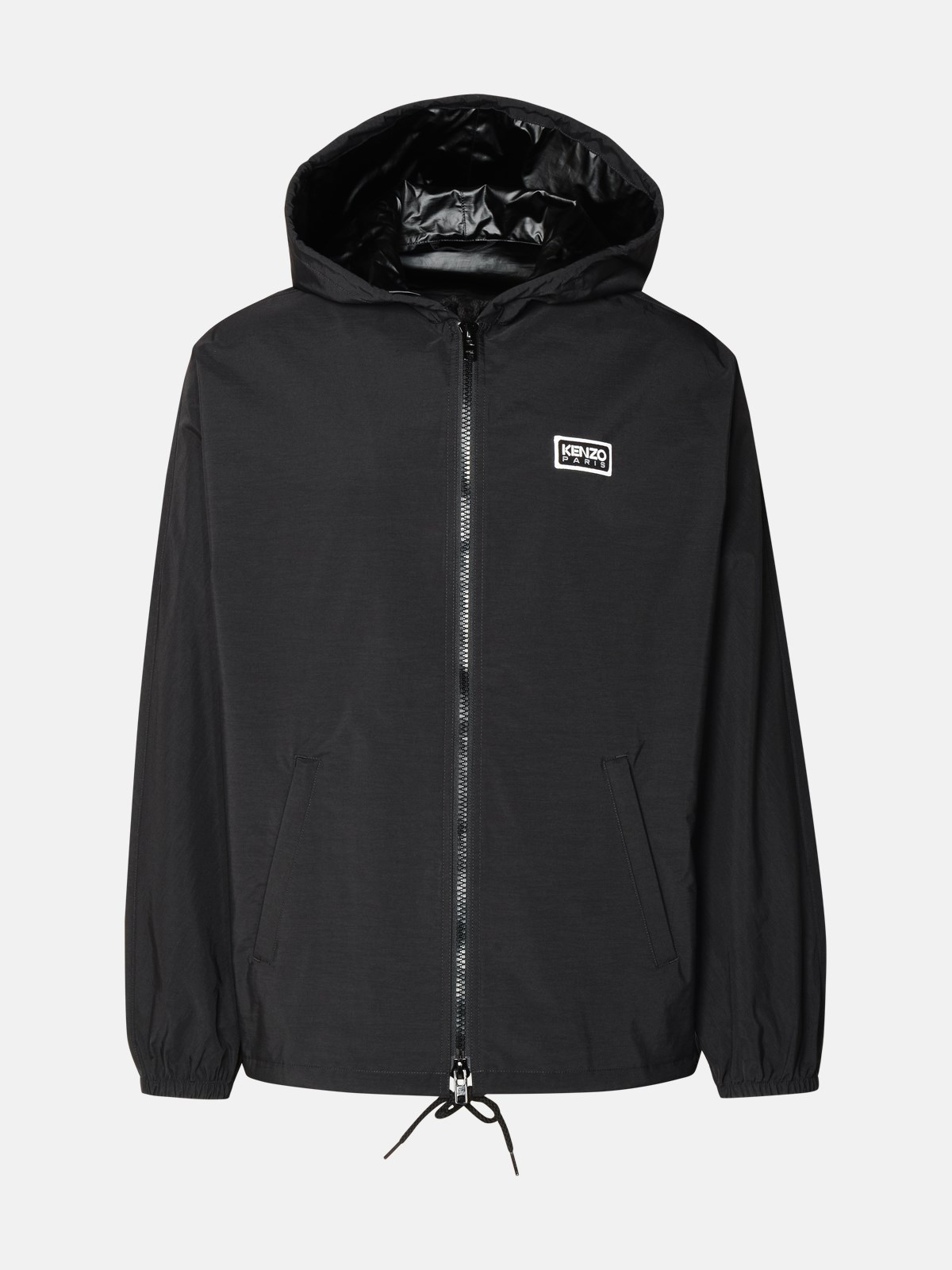 Shop Kenzo Black Nylon Jacket