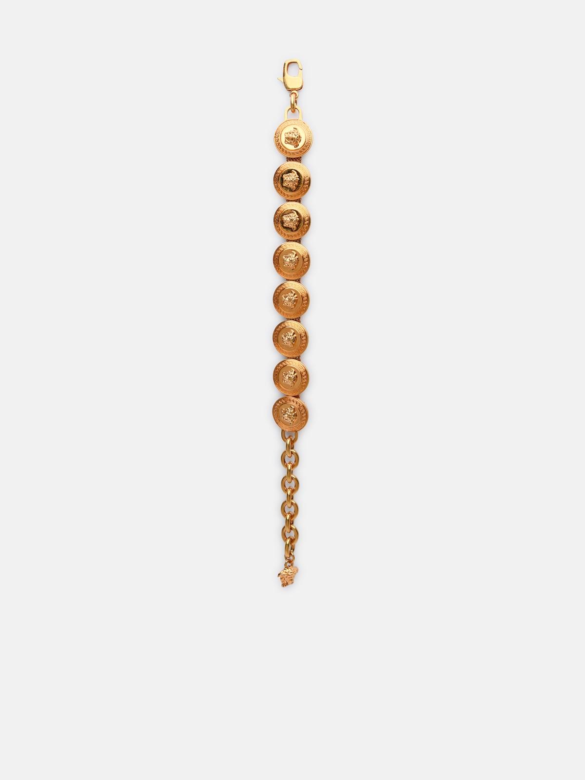 VERSACE VERSACE 'Tribute Medusa' Gold Metal Bracelet　VERSACE トリビュート メデューサ ゴールド メタル ブレスレット