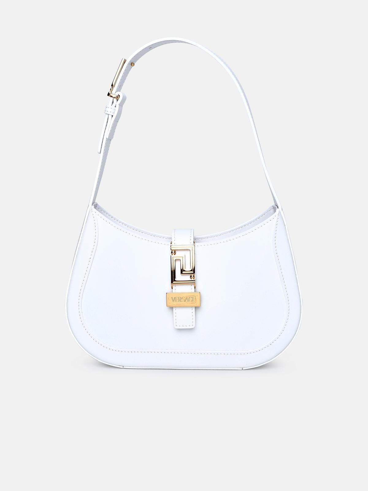 Versace White Leather Bag