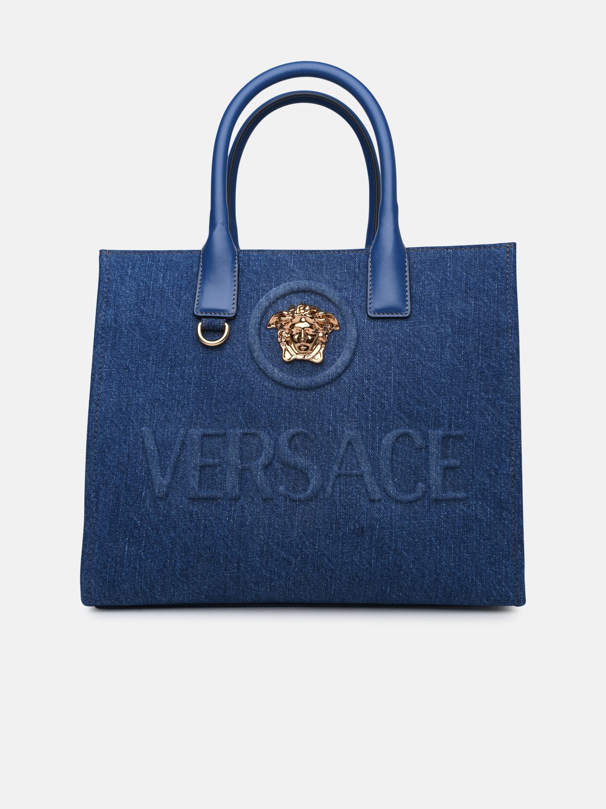 Versace Shopping Jeans Medusa In Navy