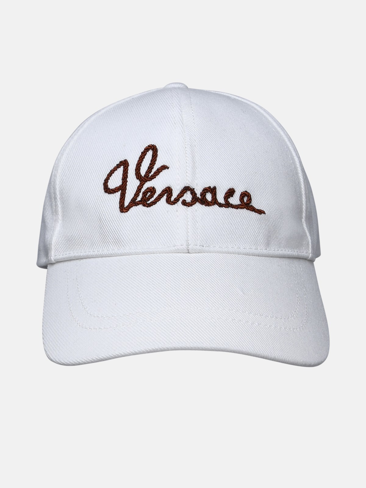 Versace Kids' White Cotton Cap