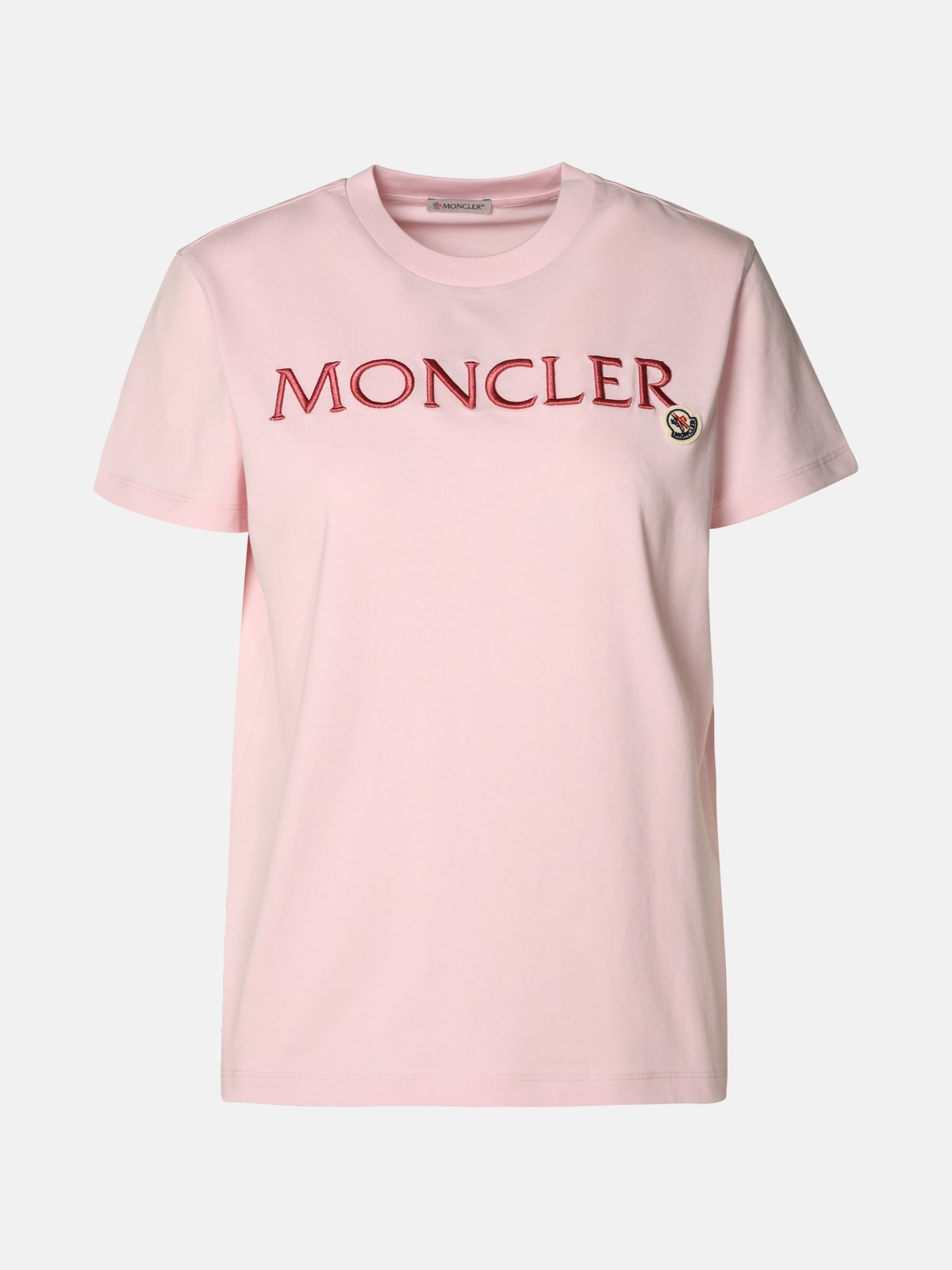 Moncler Kids' Pink Cotton T-shirt