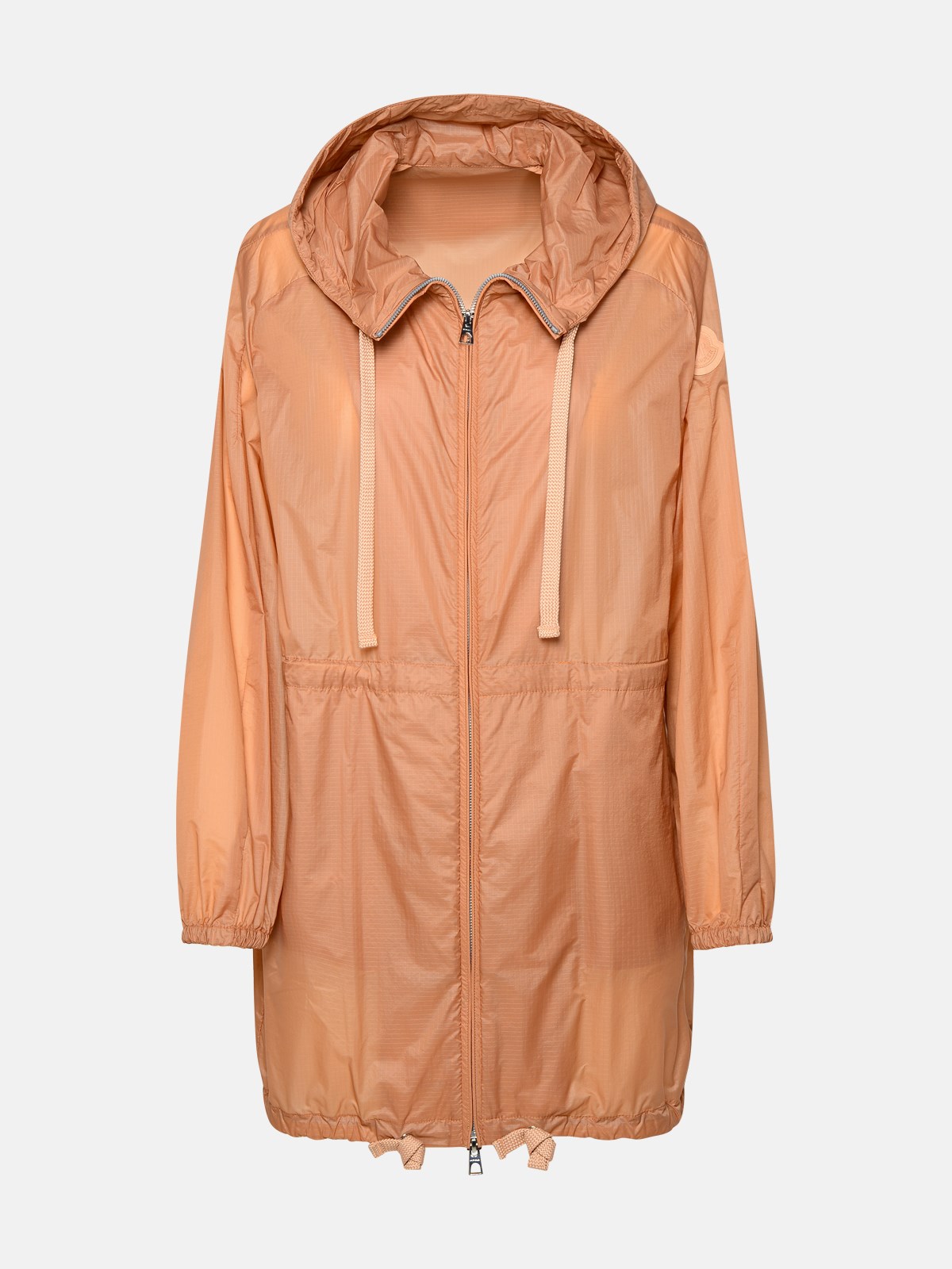 Shop Moncler 'airelle' Pink Polyamide Jacket In Brown