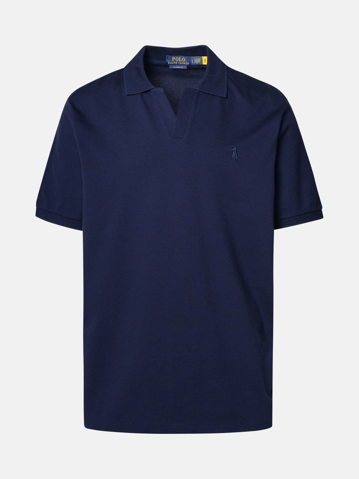 POLO RALPH LAUREN POLO SHIRT IN BLUE COTTON