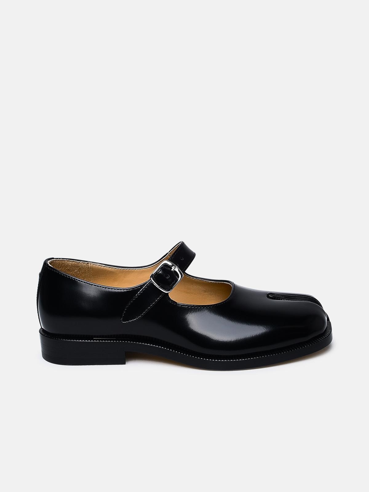 Maison Margiela Mocassino Mary-jane Tabi In Black
