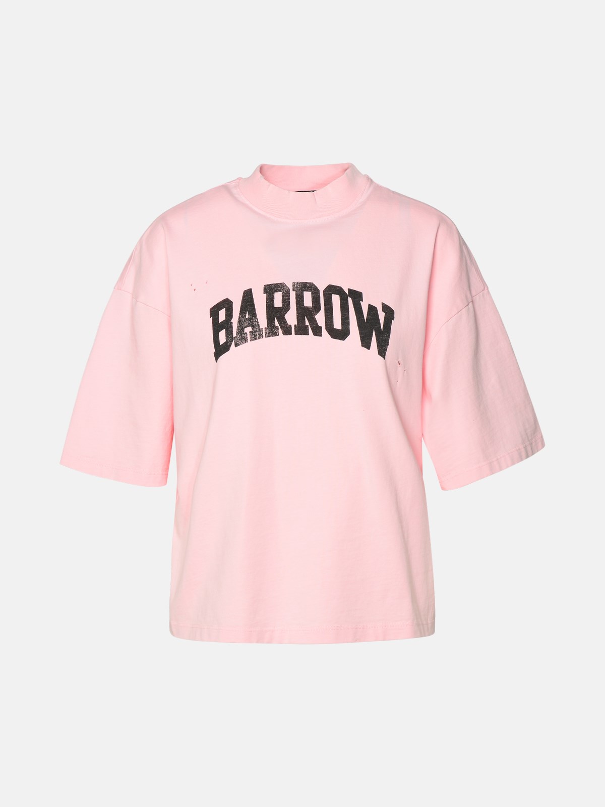 Barrow T-shirt Crop Logo In Pink