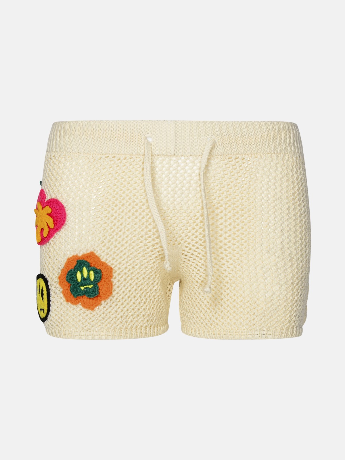 Barrow Ivory Cotton Shorts