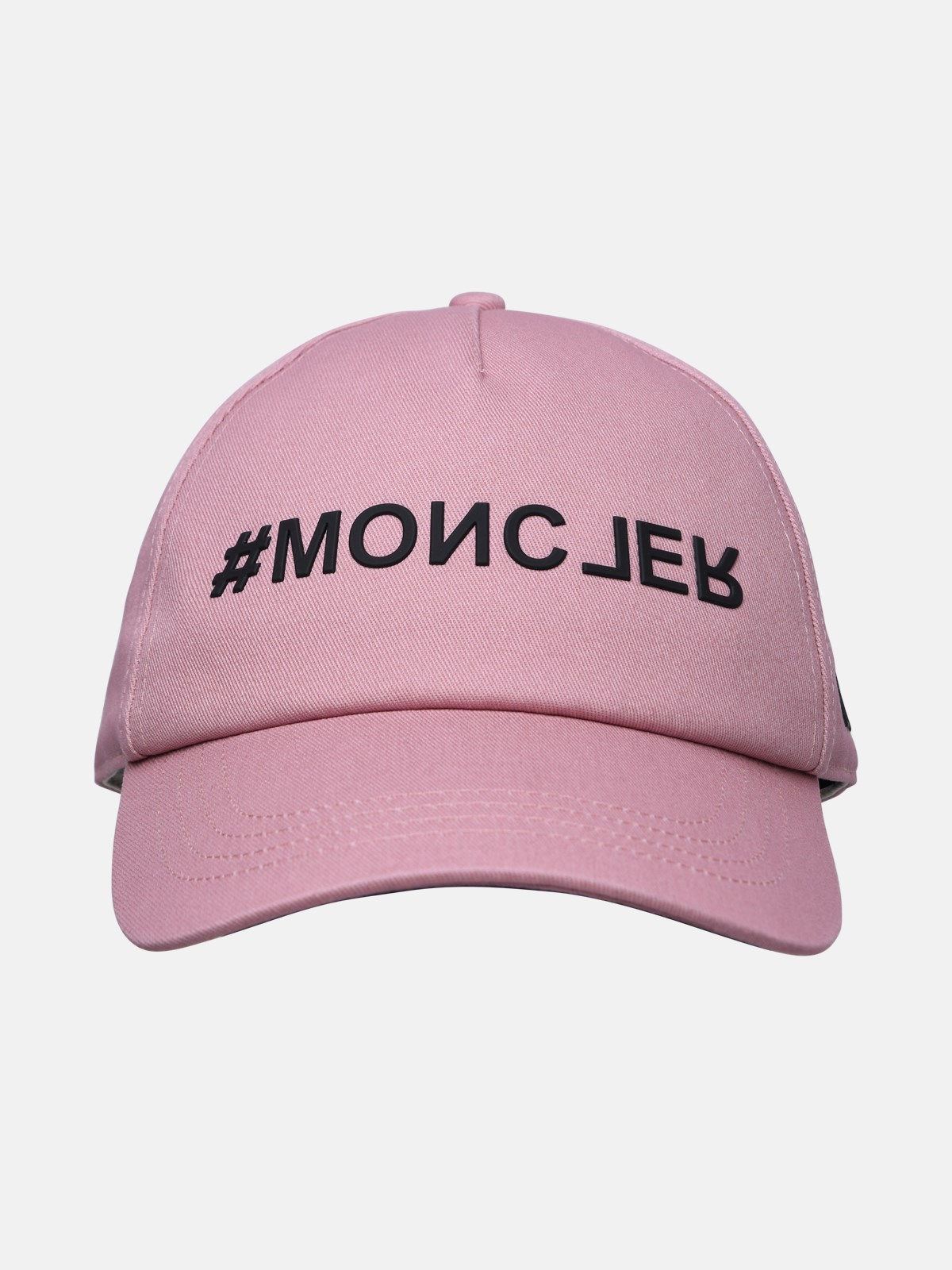 Shop Moncler Pink Cotton Hat