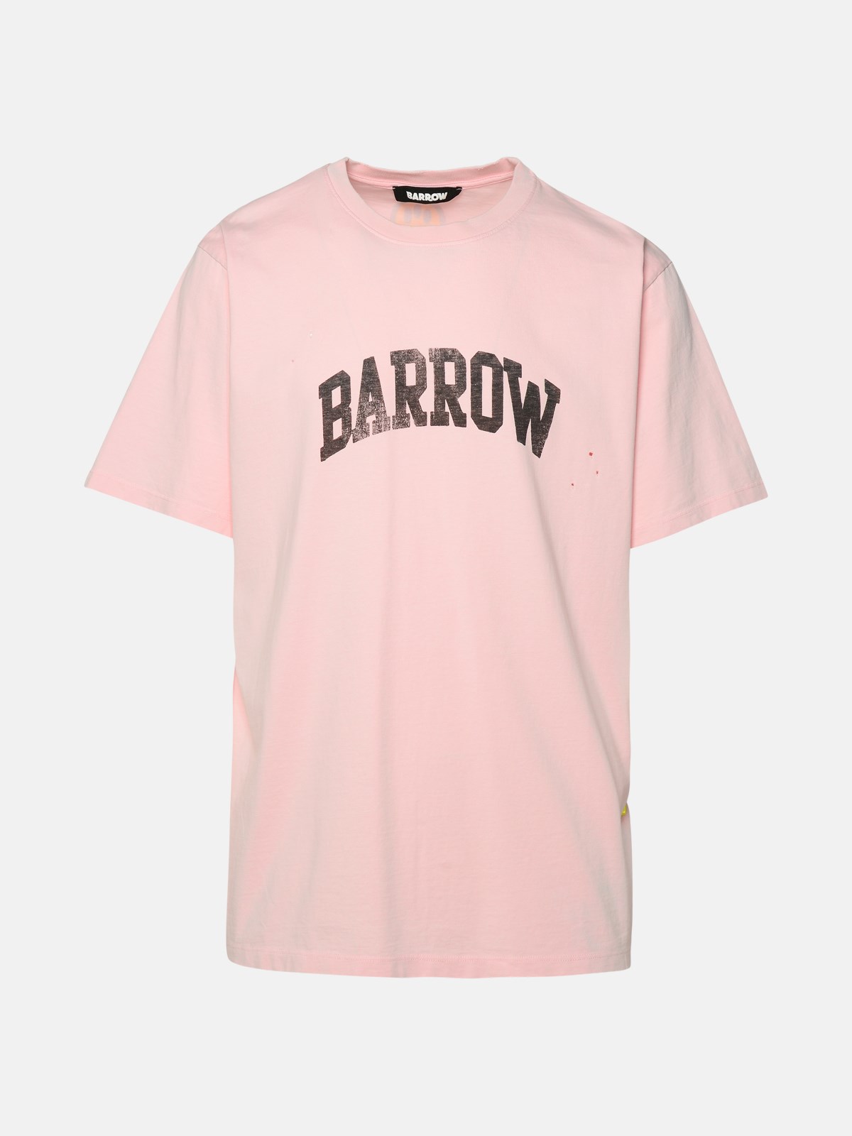 Shop Barrow Pink Cotton T-shirt