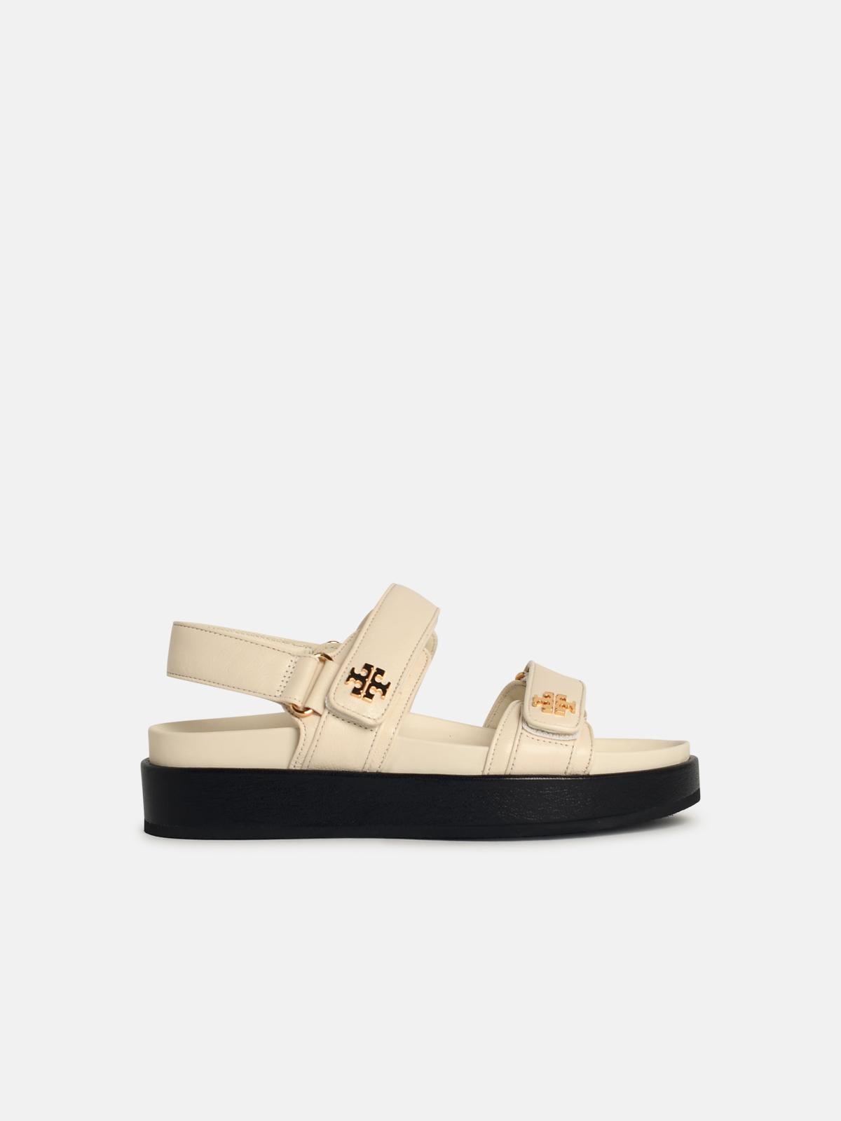 Tory Burch 'kira Sport' Ivory Leather Sandals