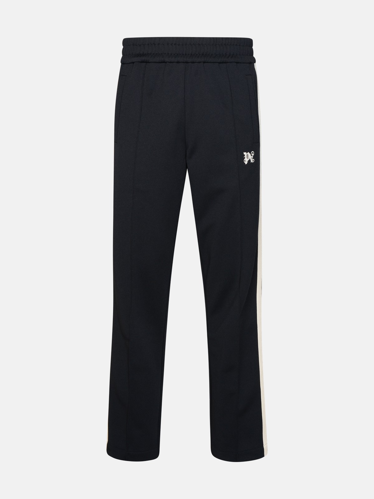 Palm Angels Black Polyester Track Pants