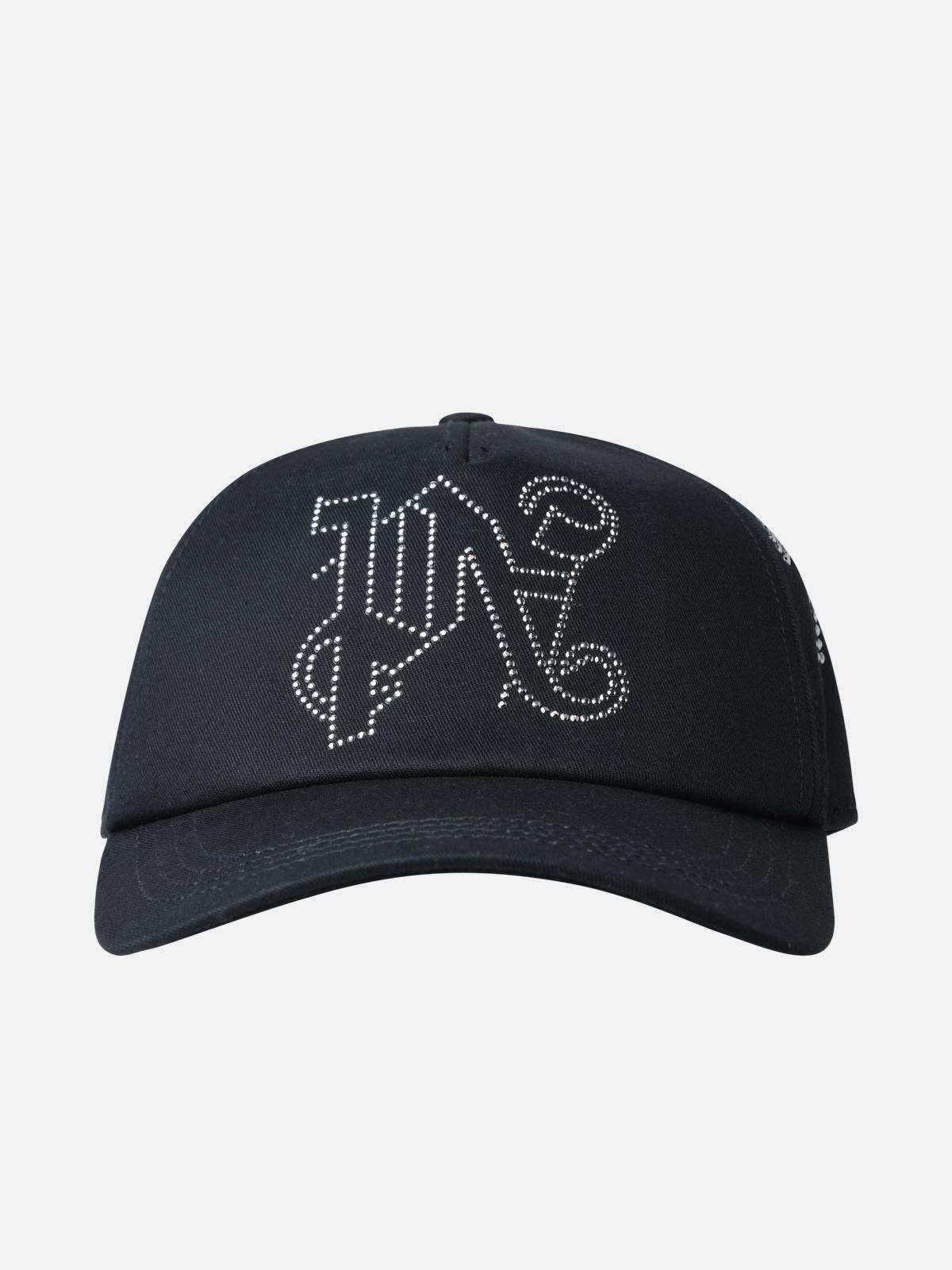 PALM ANGELS Black Cotton Hat　PALM ANGELS ブラック コットン ハット PALM