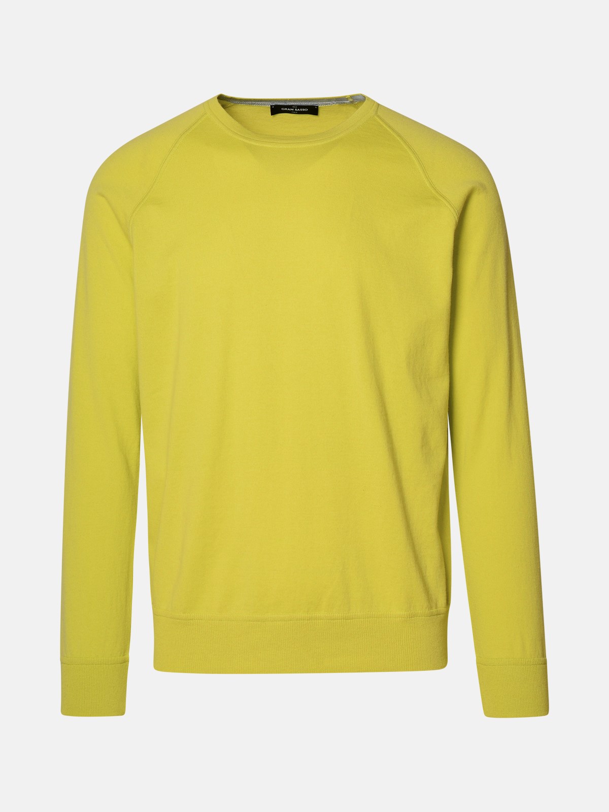 Shop Gran Sasso Yellow Cashmere Blend Sweater