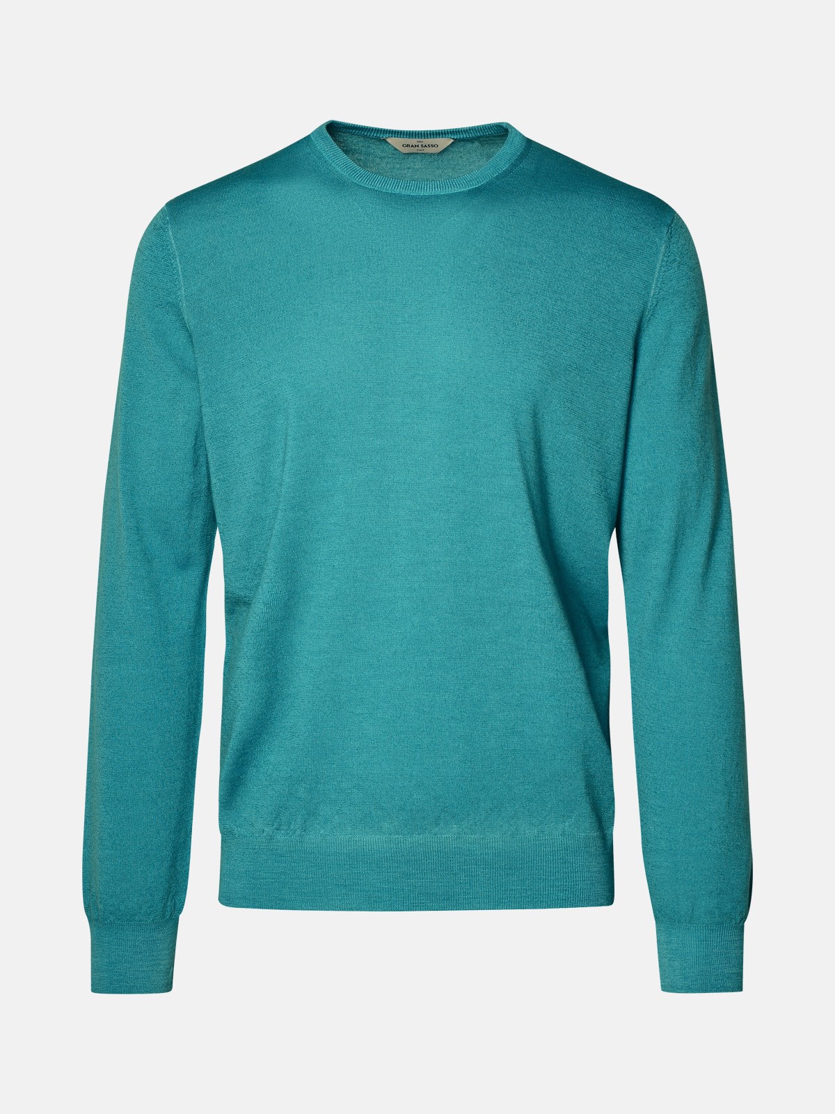 Shop Gran Sasso Turquoise Virgin Wool Sweater In Light Blue