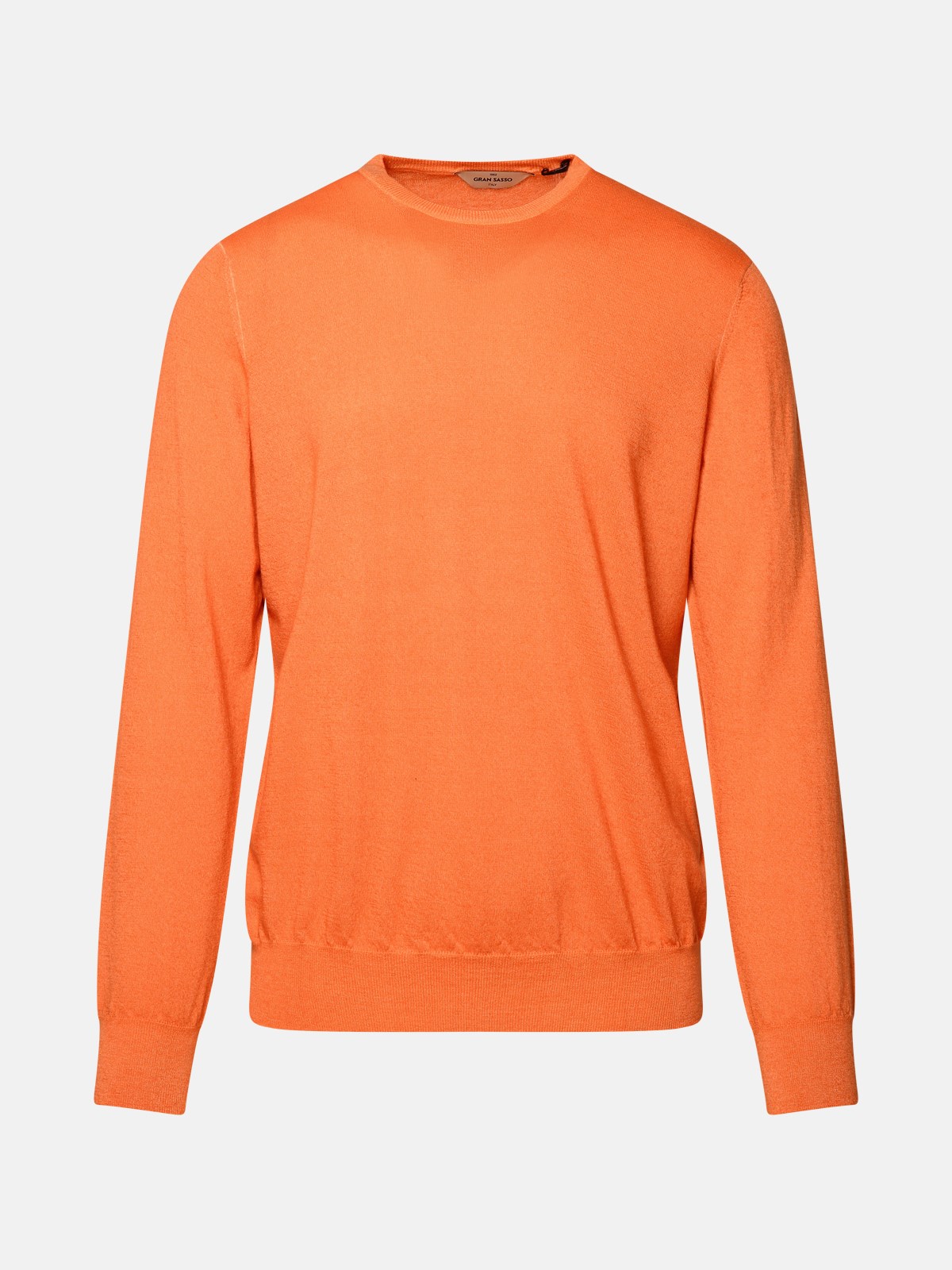 Shop Gran Sasso Orange Cashmere Sweater