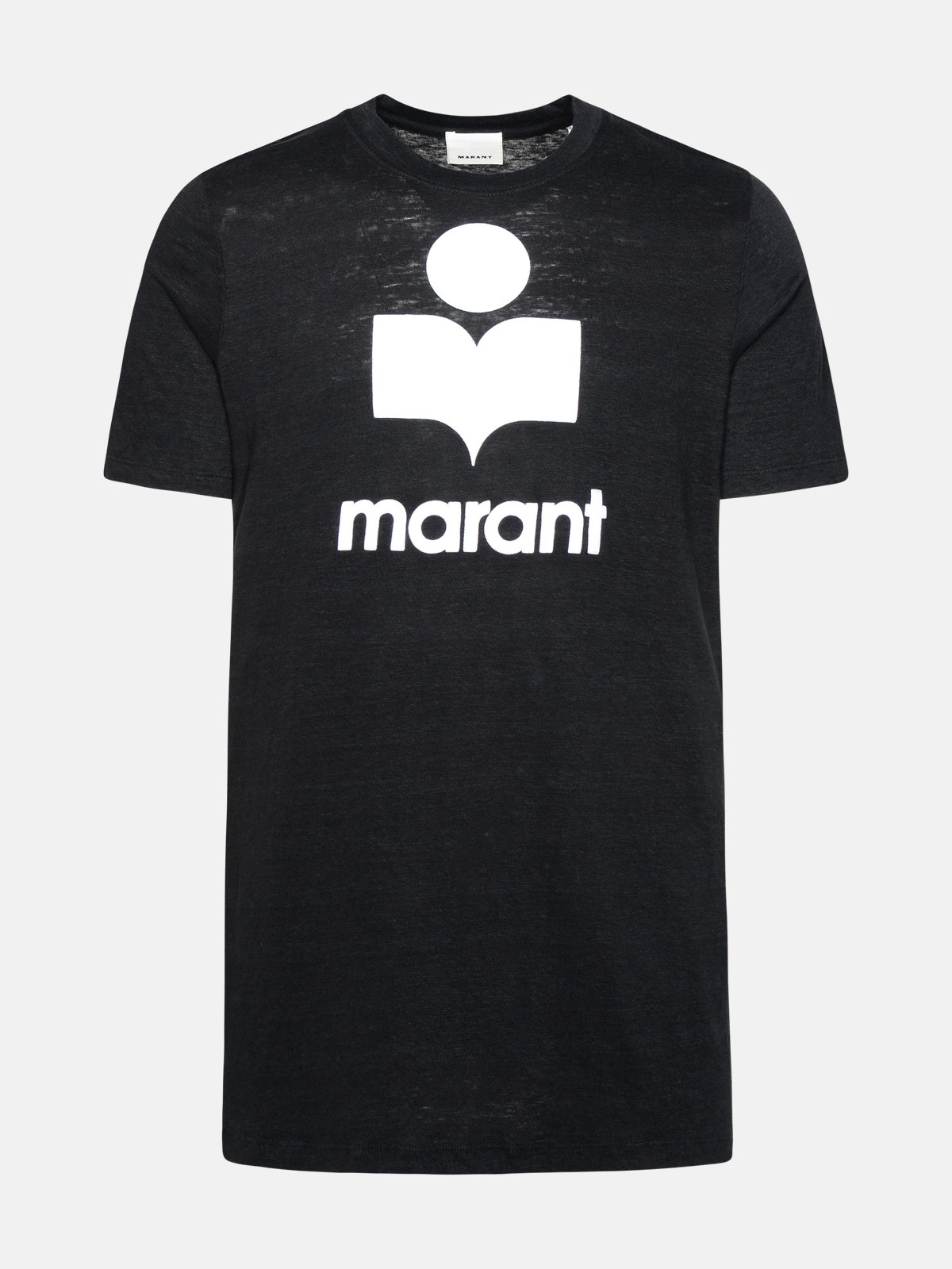 Isabel Marant 'karman' Black Linen T-shirt
