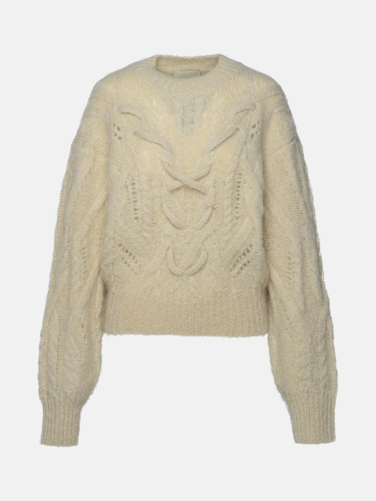Isabel Marant 'eline' Beige Mohair Blend Sweater