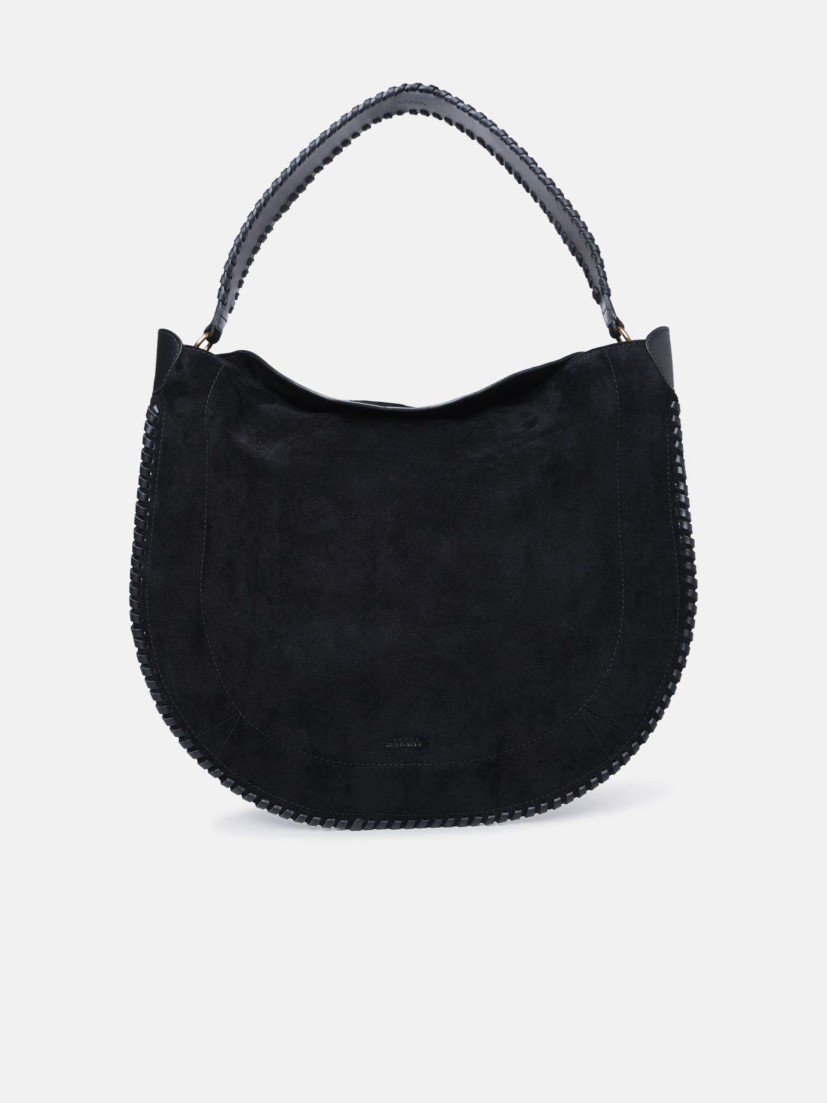 Shop Isabel Marant 'oskan' Black Leather Bag