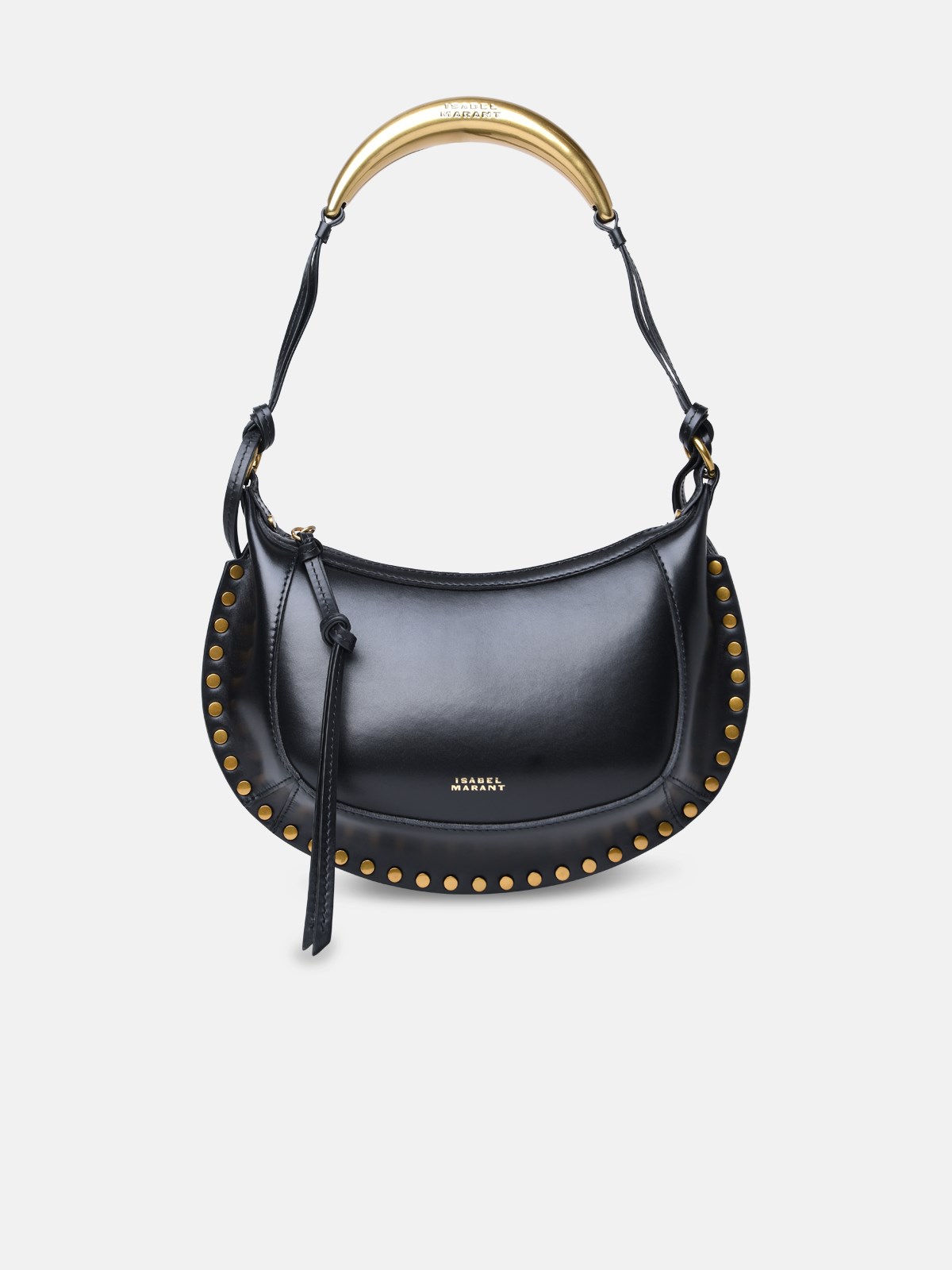 Isabel Marant 'oskan' Black Leather Crossbody Bag