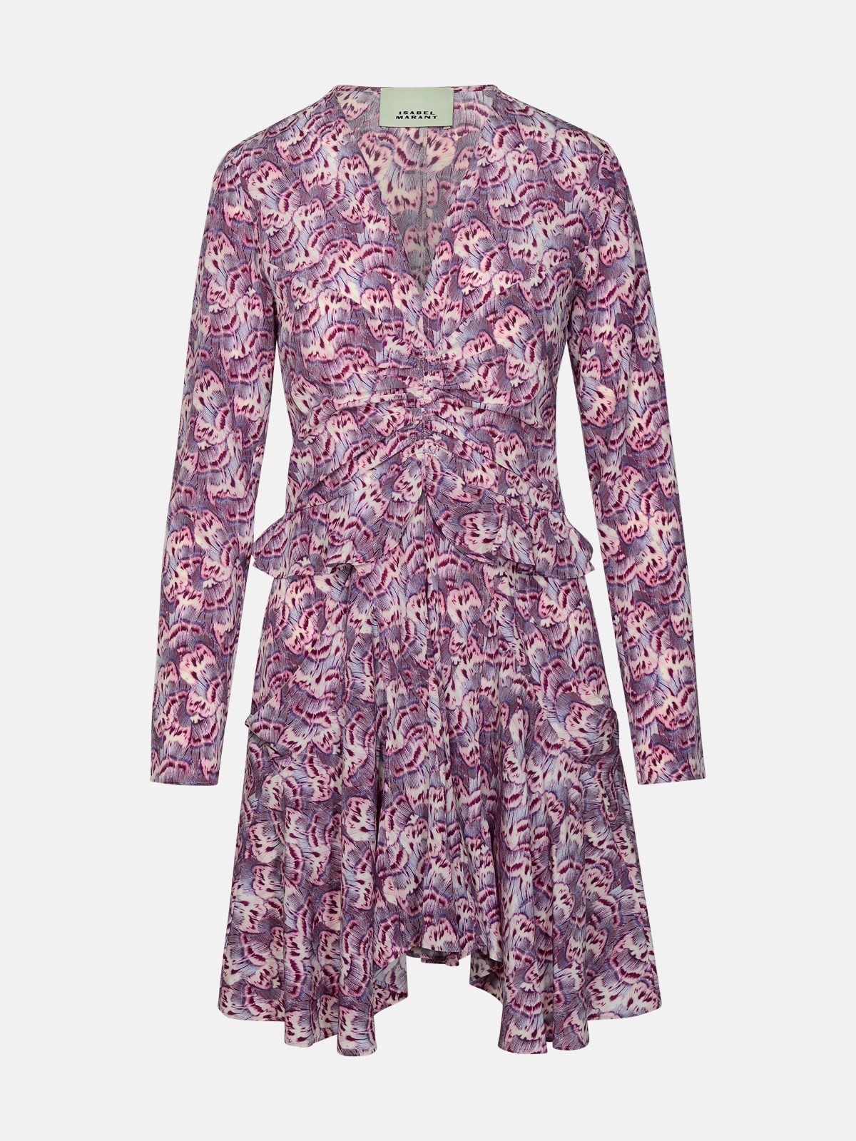 Isabel Marant 'usmara' Purple Silk Dress In Violet